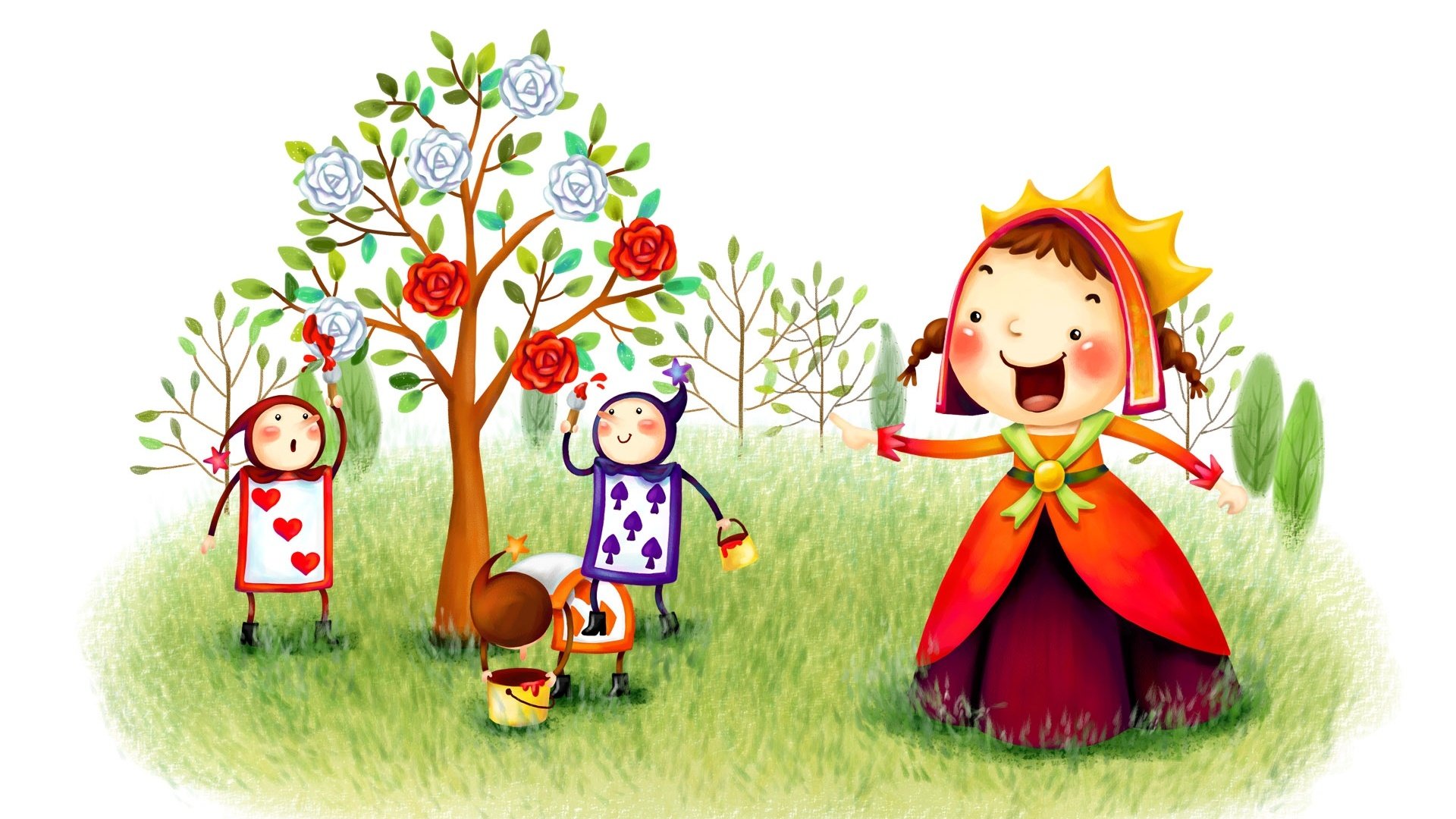 动漫,梦幻童年,插画,手绘,可爱,儿童桌面专用