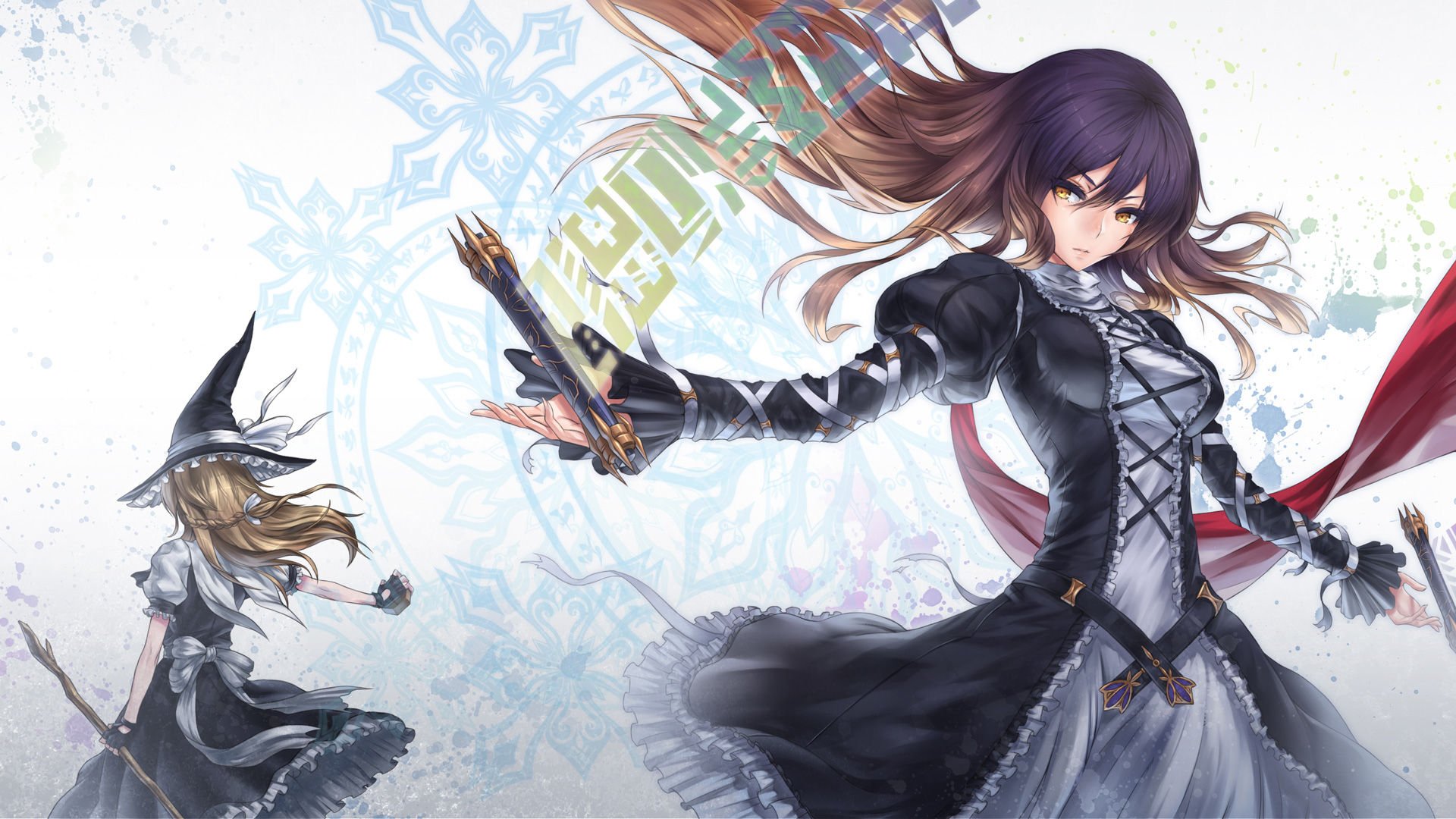 动漫,动漫少女,插画,魔法师,儿童桌面专用