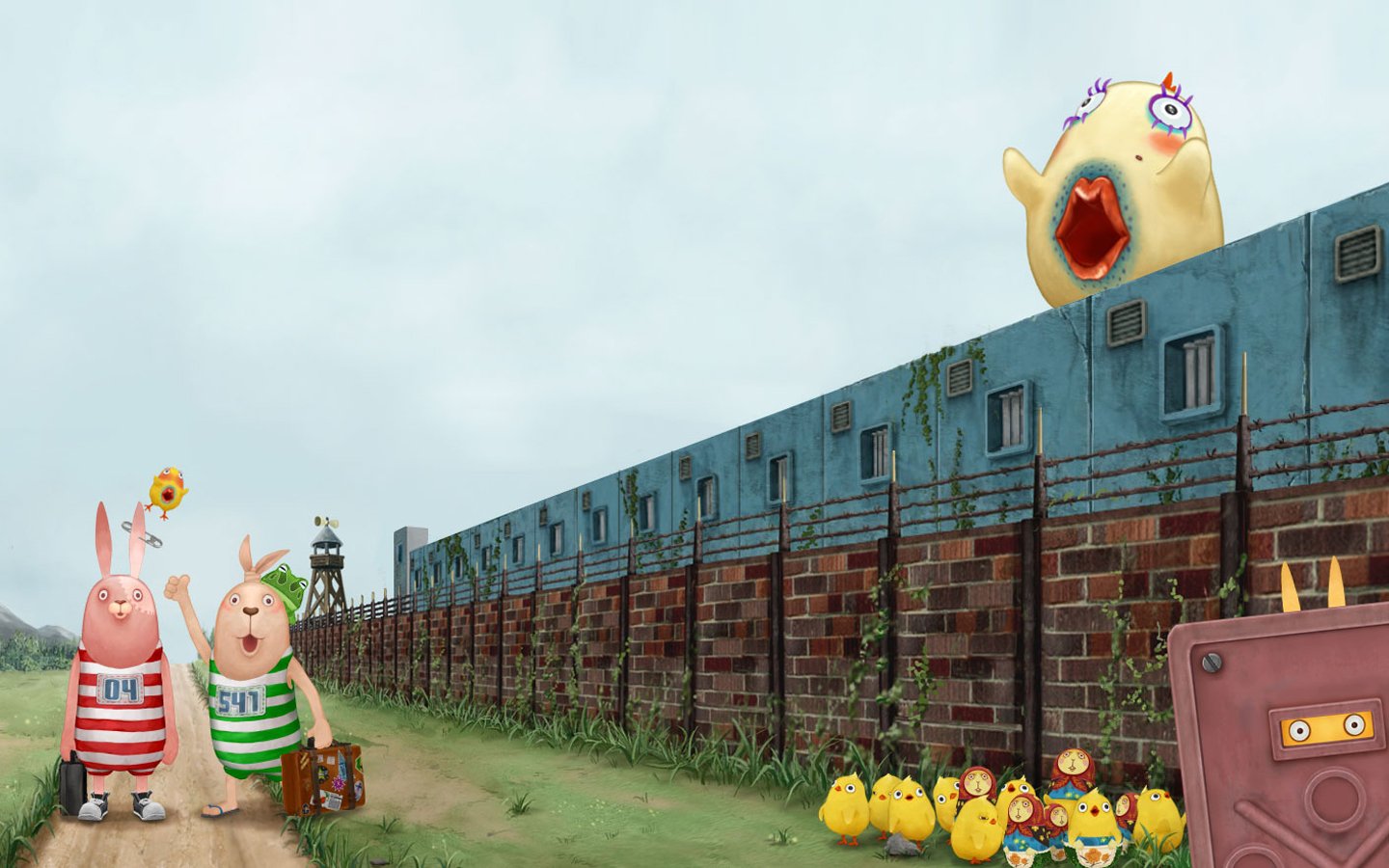 动漫,经典动漫,搞笑动漫,越狱兔,监狱兔,儿童桌面专用