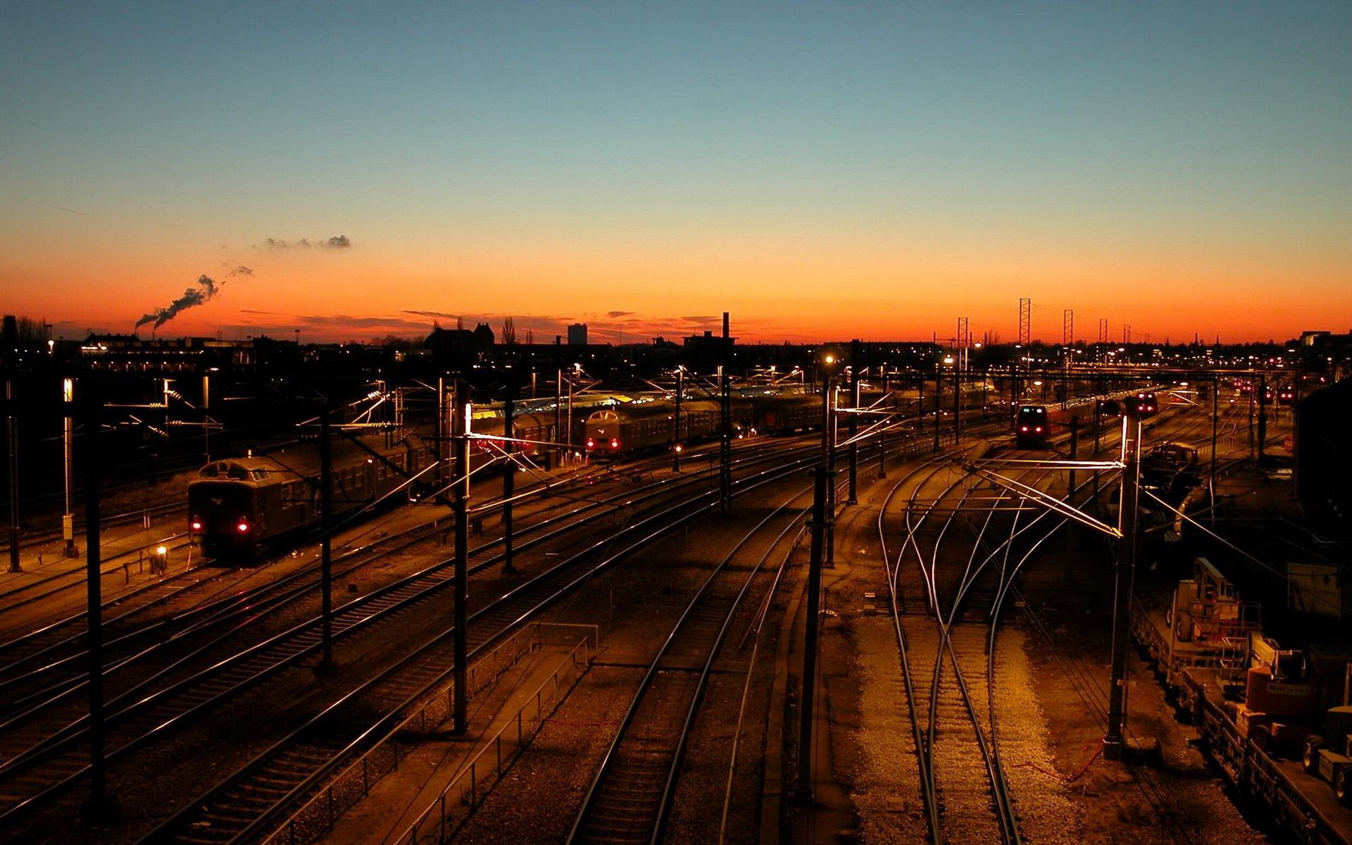 小清新,温馨一刻,铁路,1月18日,儿童桌面专用