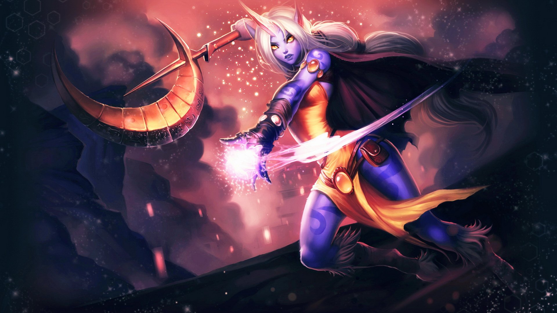 游戏,游戏美女,魔法师,插画