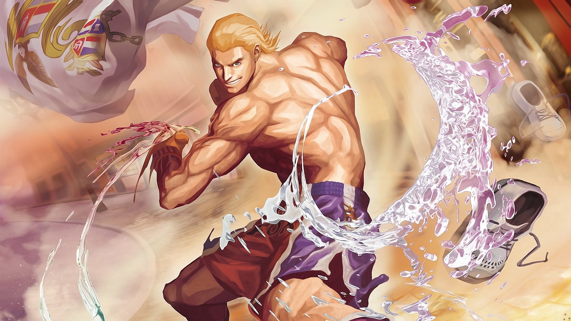 游戏,游戏角色,拳击,插画