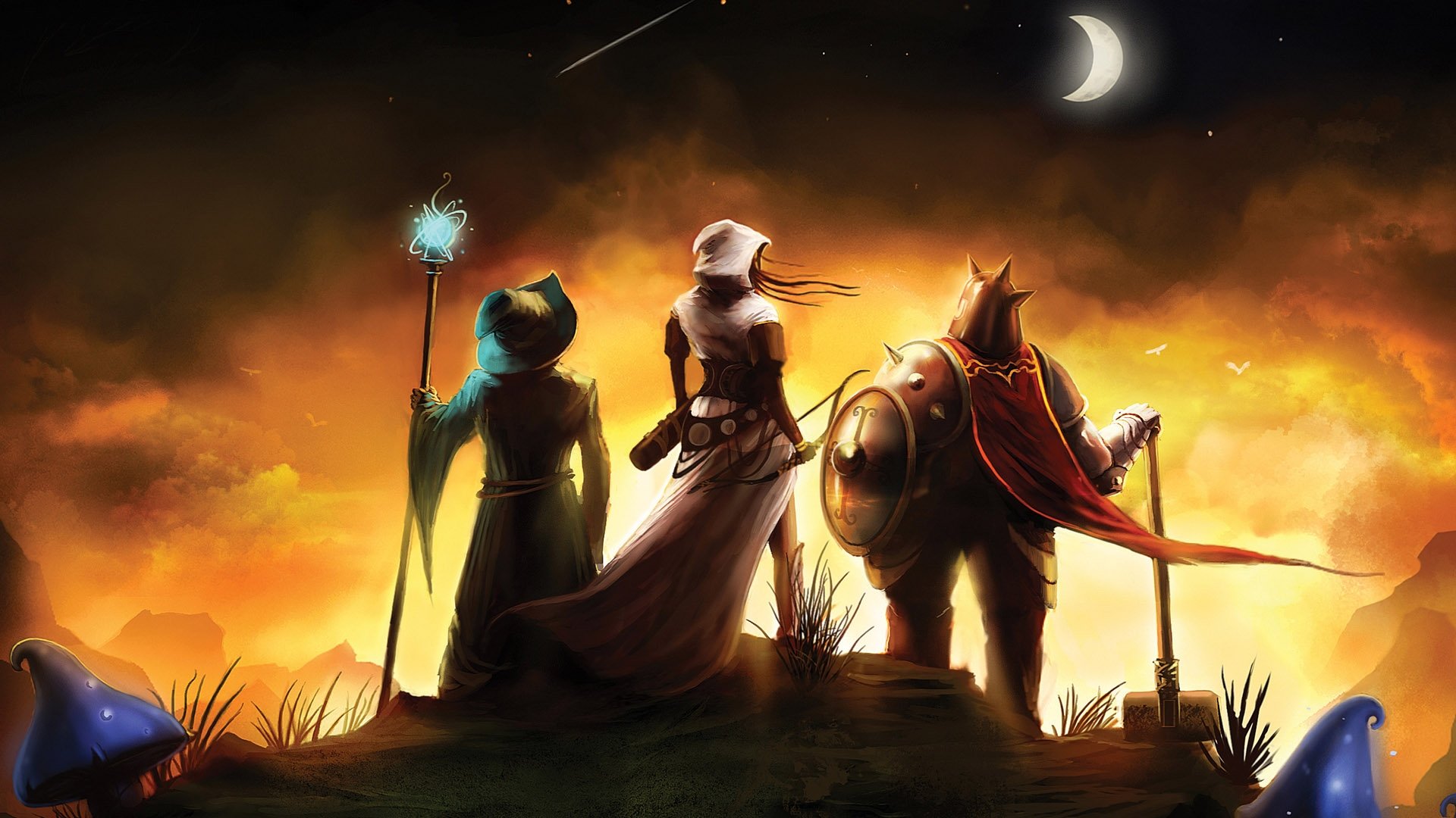 游戏,插画,魔法师