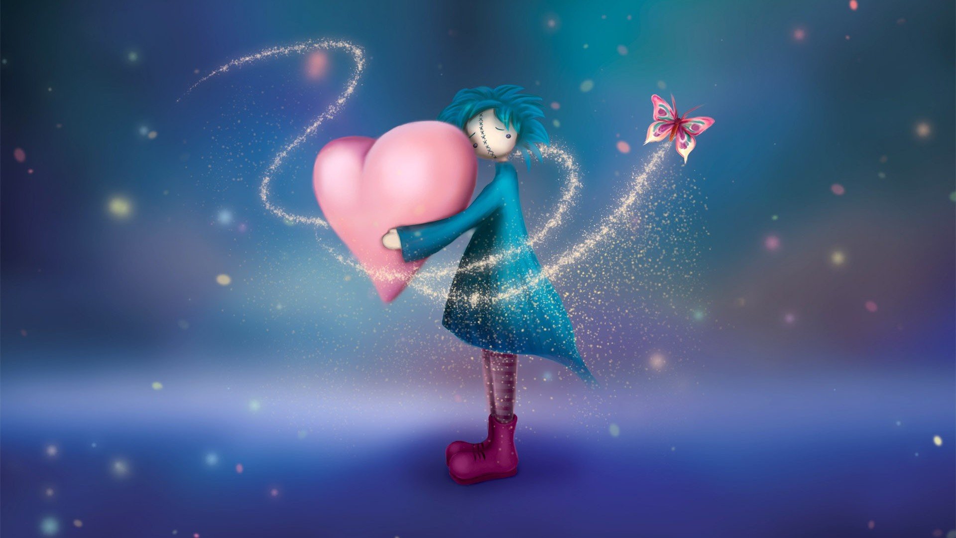 爱情美图,浪漫手绘,爱心,可爱,爱你