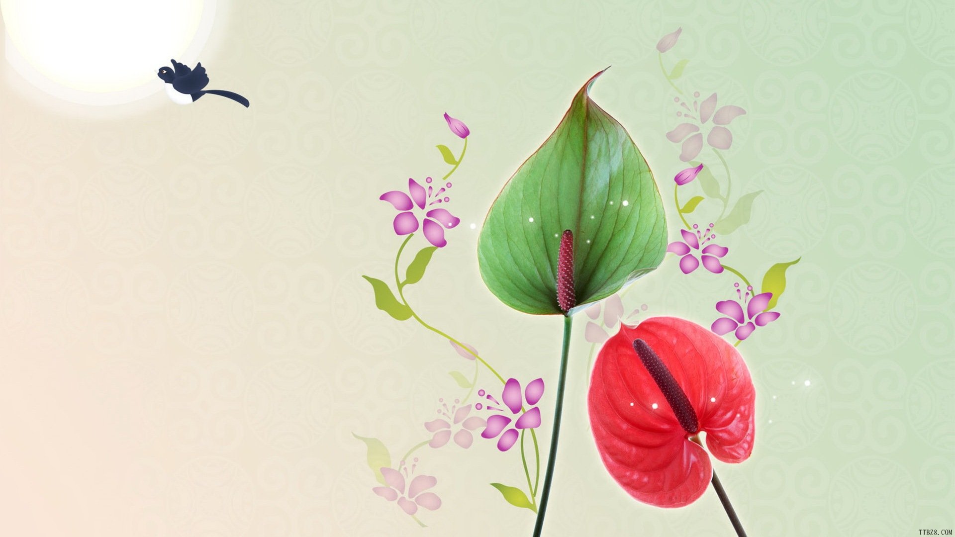 炫酷,炫彩,设计,手绘,中国风,1月17日,儿童桌面专用