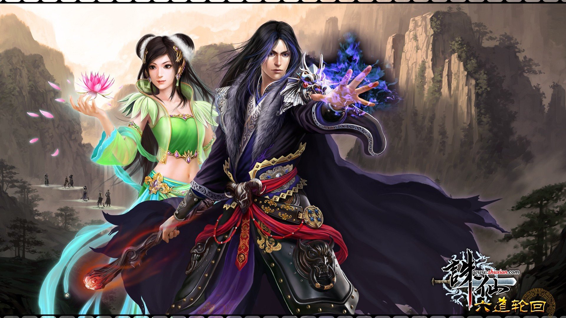 游戏,诛仙,游戏角色,插画