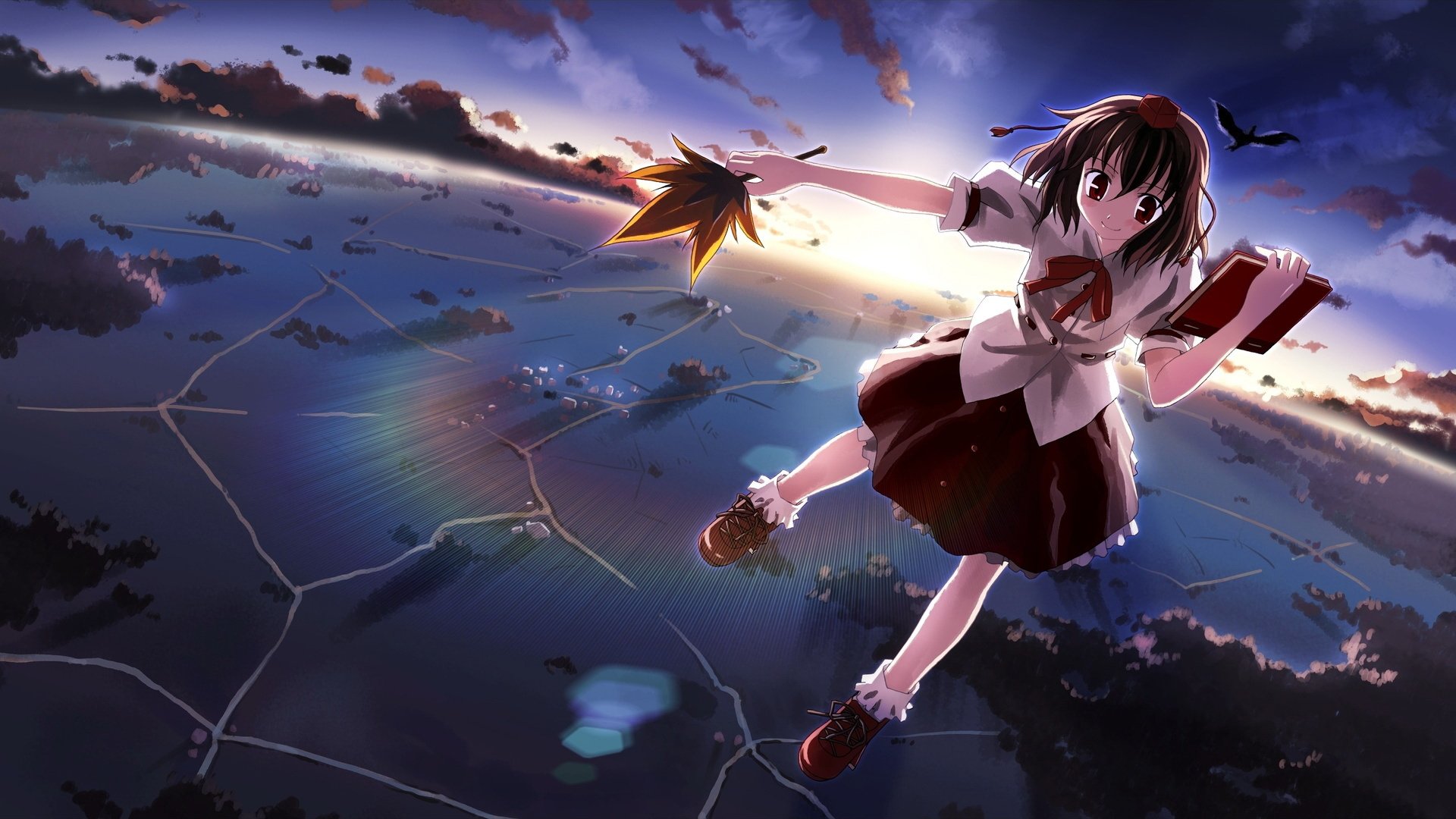 动漫,动漫少女,插画,魔法少女,儿童桌面专用