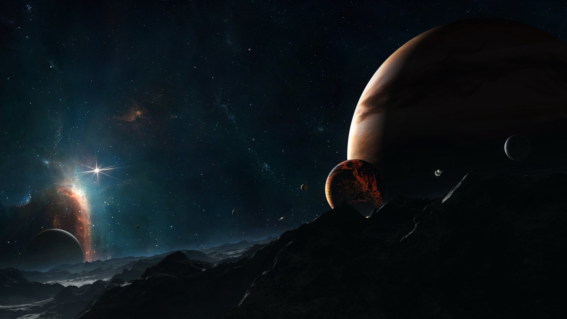 炫酷,星空,宇宙,1月24日,儿童桌面专用