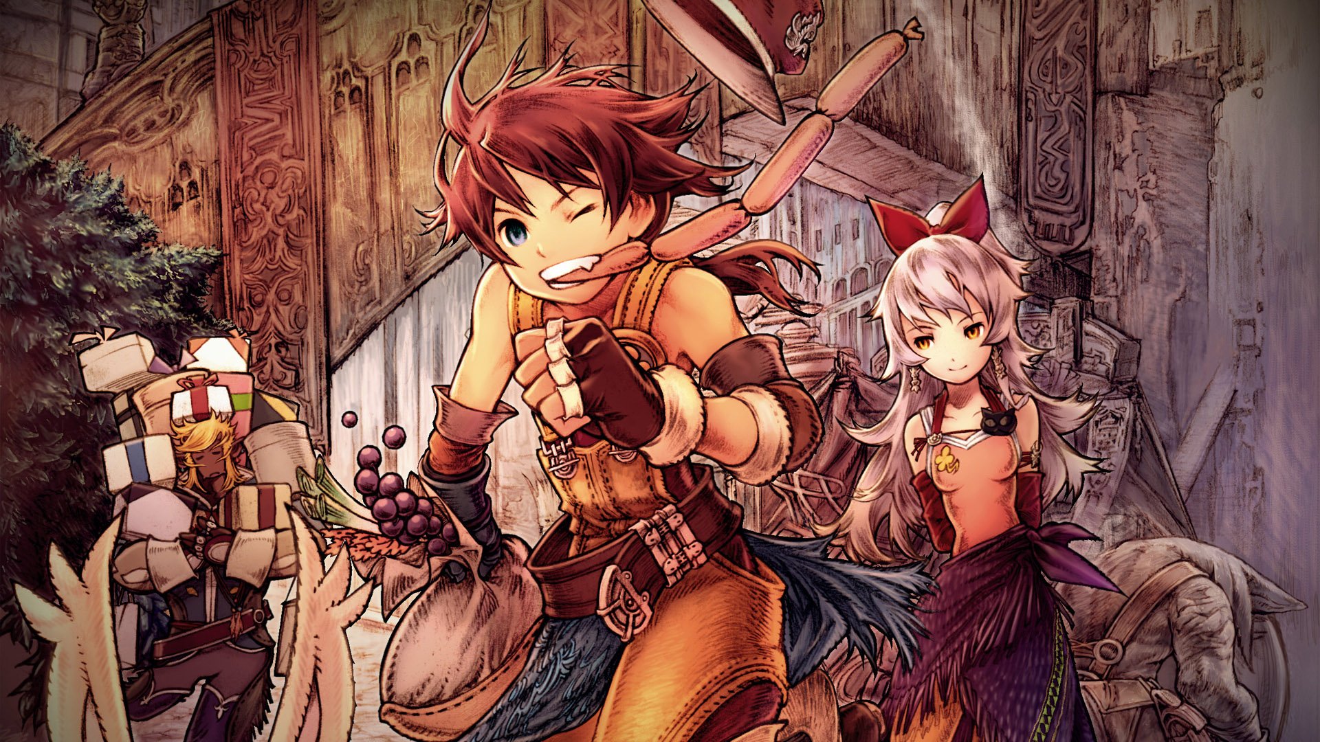 动漫,手绘,最终幻想,儿童桌面专用