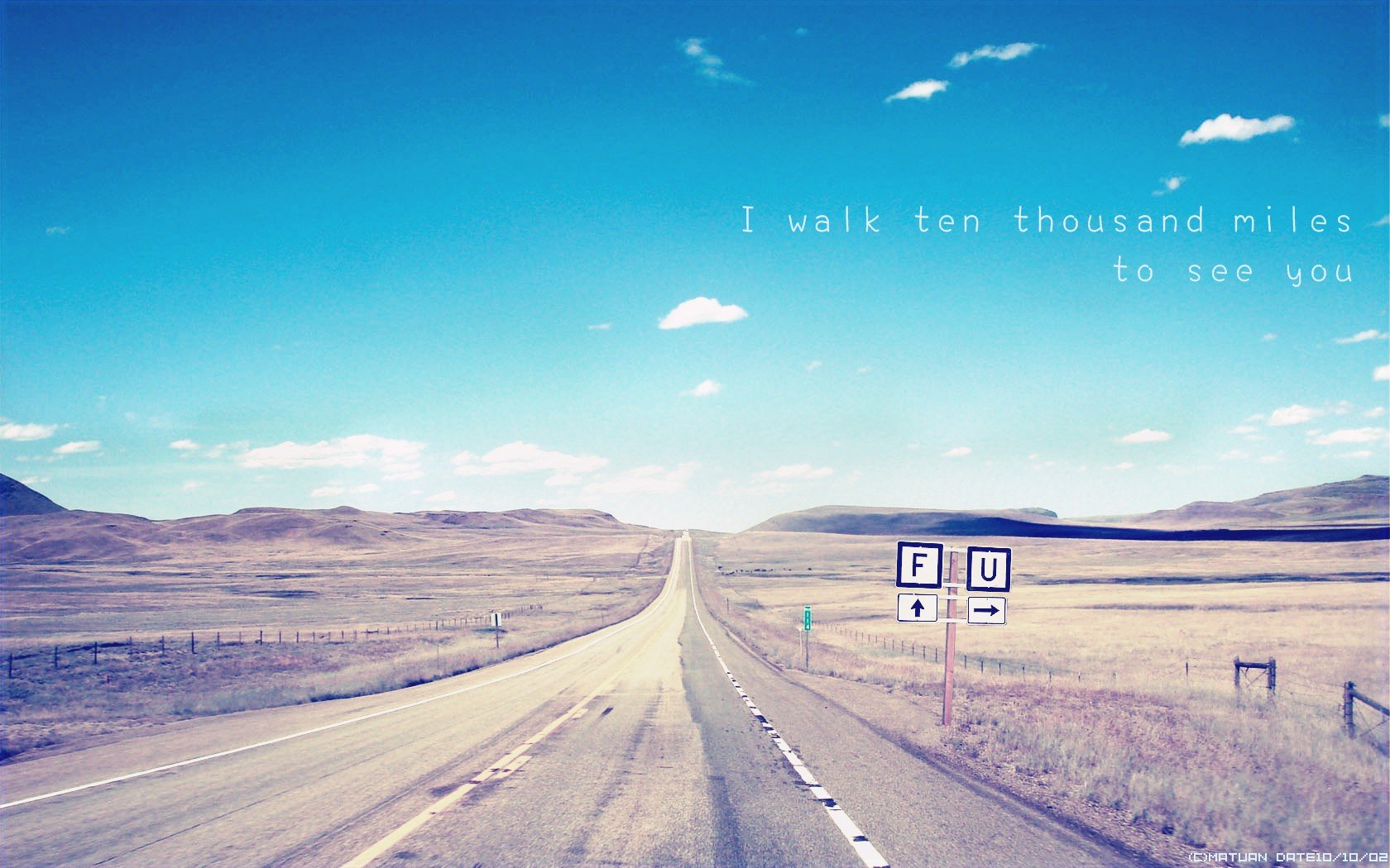 小清新,温馨一刻,公路,一月八日,带着梦想在路上,儿童桌面专用