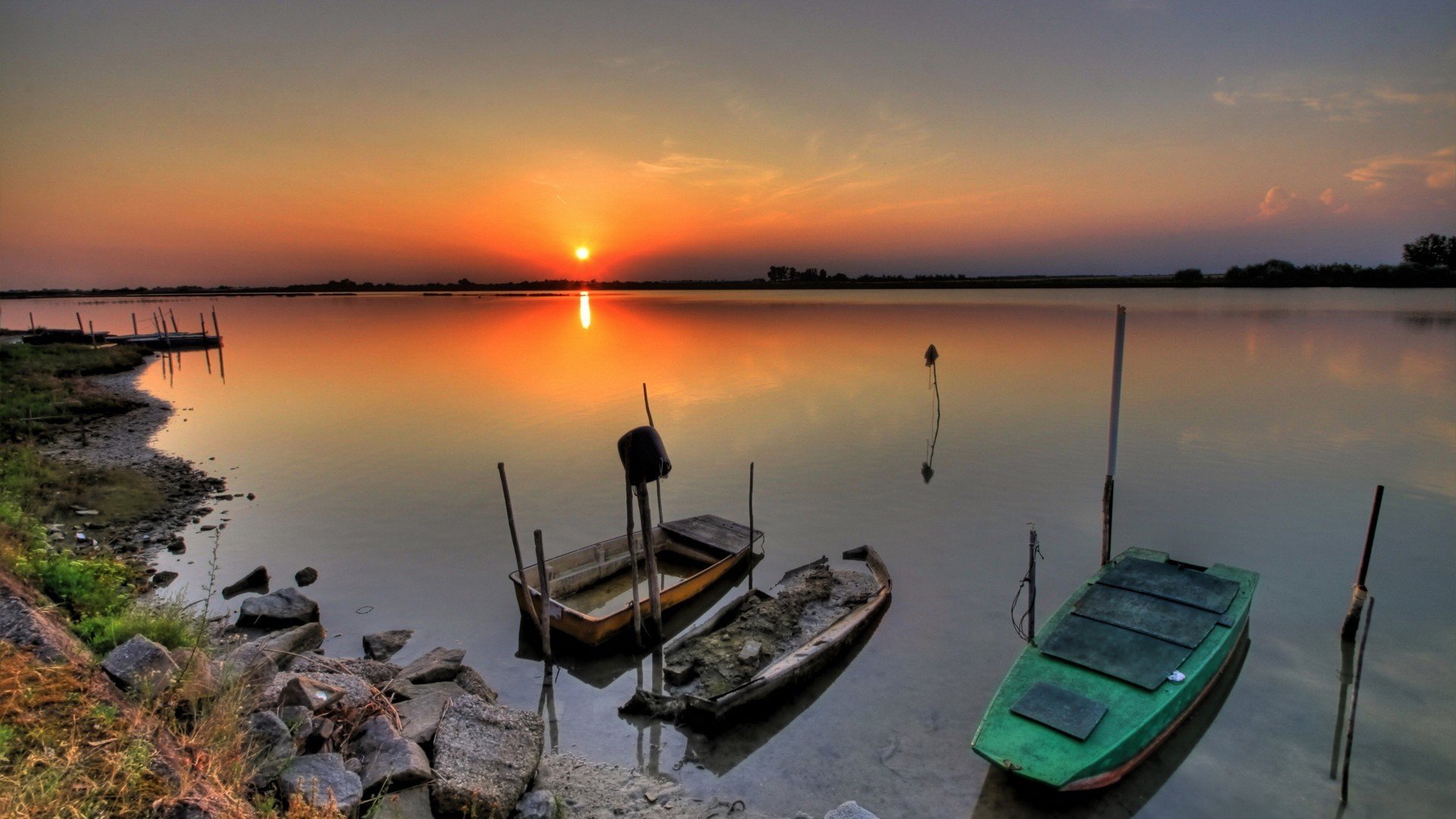 开阔,风景,阳光,风光,落日,日落,红日,余晖,落日余晖,儿童桌面专用