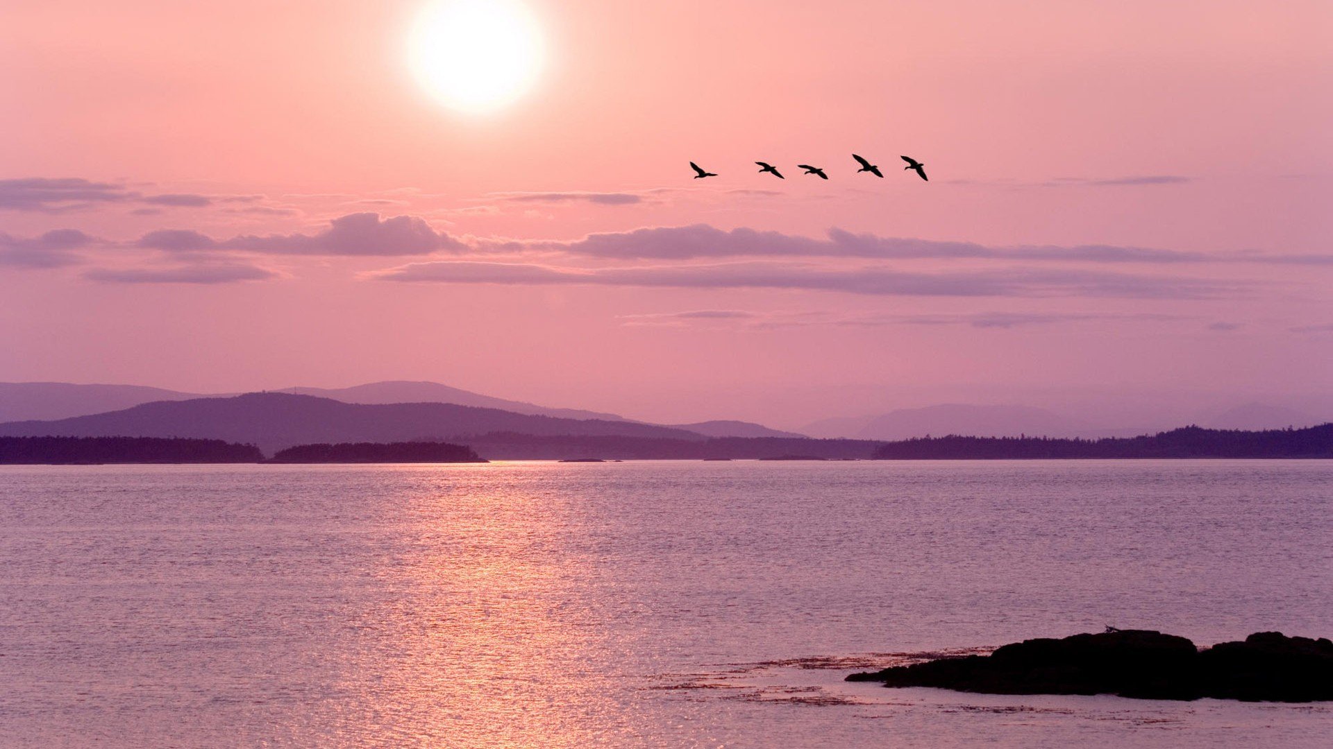 开阔,风景,阳光,风光,落日,日落,红日,余晖,落日余晖,儿童桌面专用