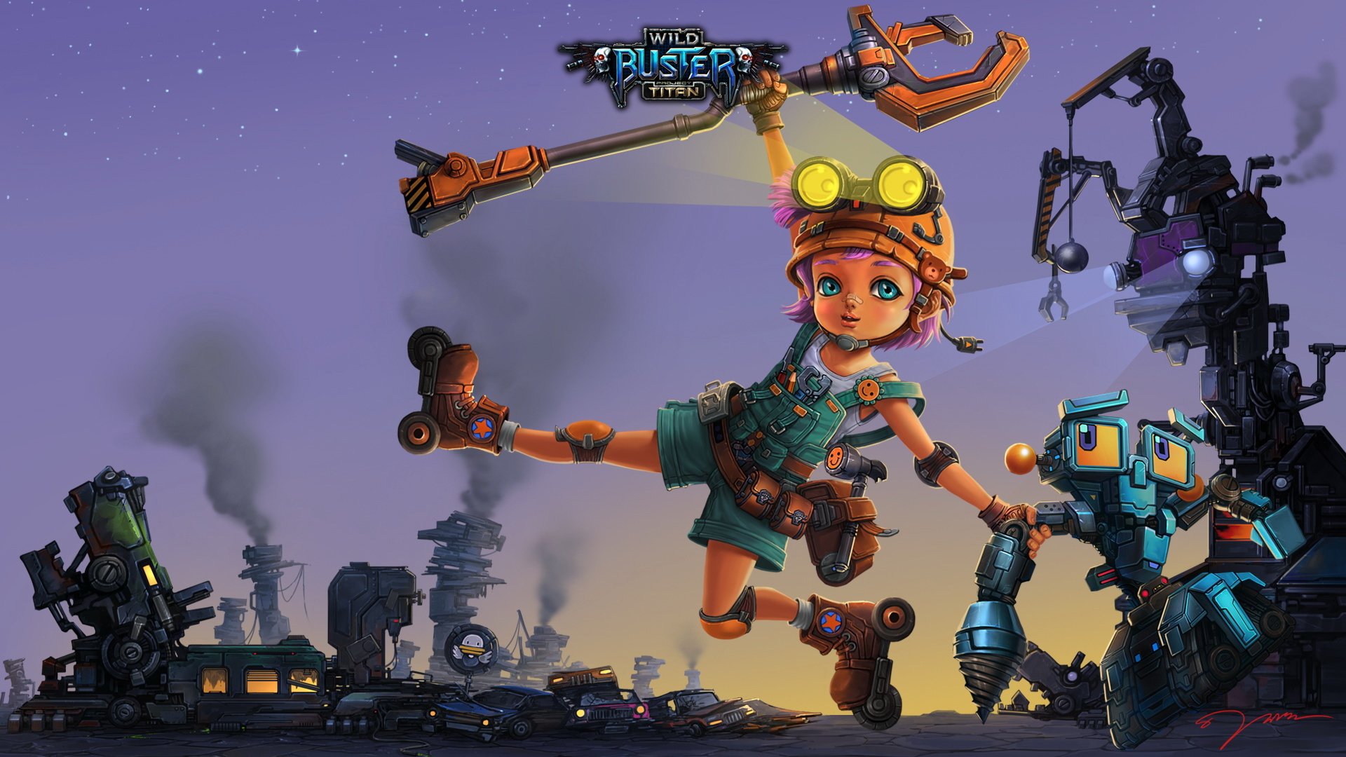 游戏,游戏角色,插画,狂野破坏者