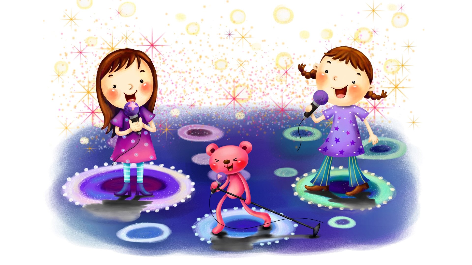 动漫,梦幻童年,童年时光,儿童桌面专用