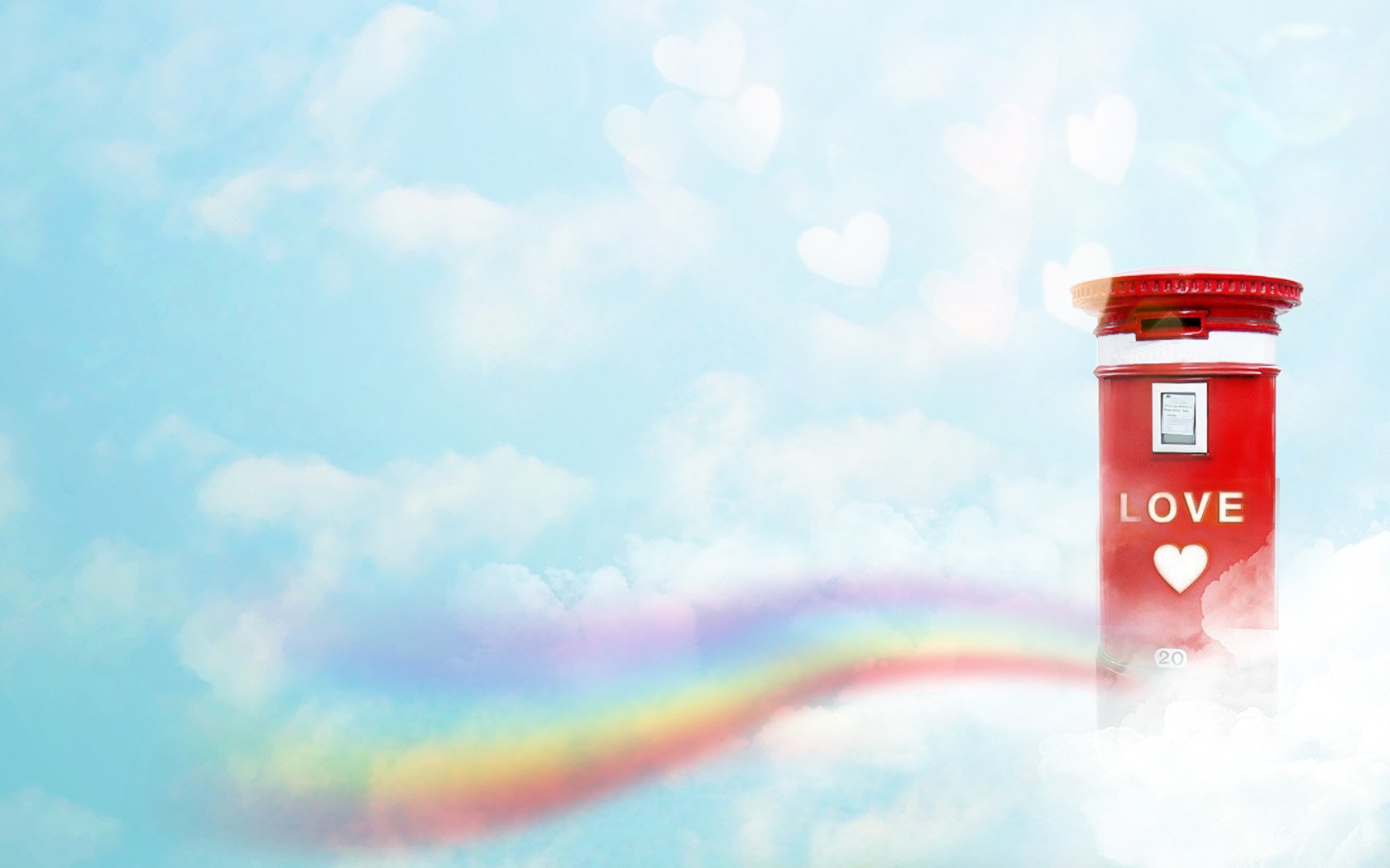 爱情美图,唯美温馨,邮筒,爱心,爱你