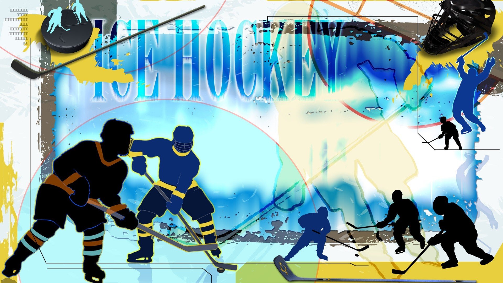 体育,奥运项目,手绘,冰球