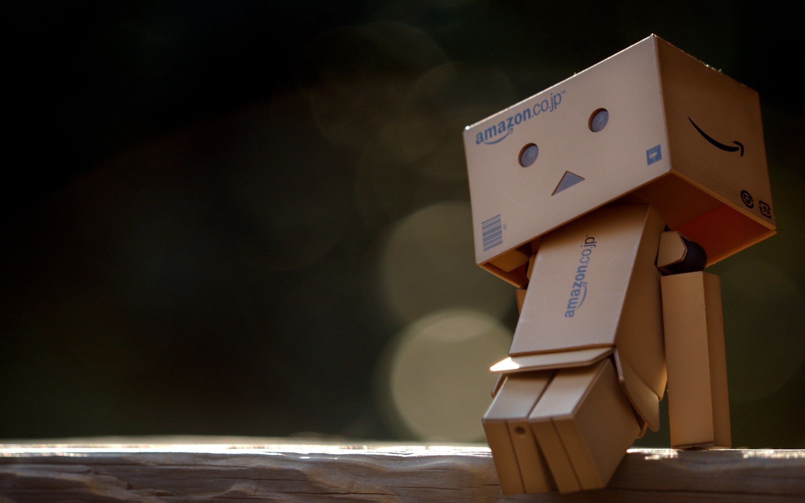 小清新,温馨一刻,纸箱人,1月23日,儿童桌面专用