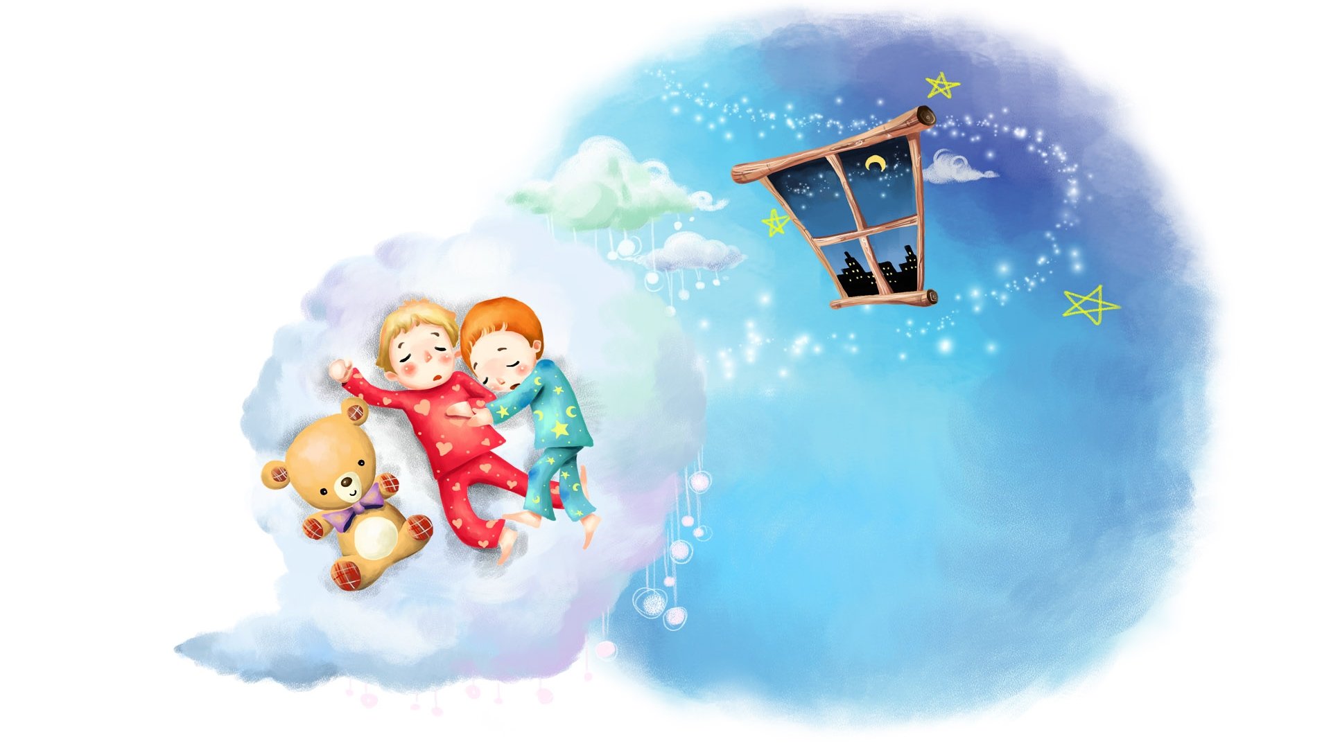 动漫,梦幻童年,童年时光,插画,儿童桌面专用