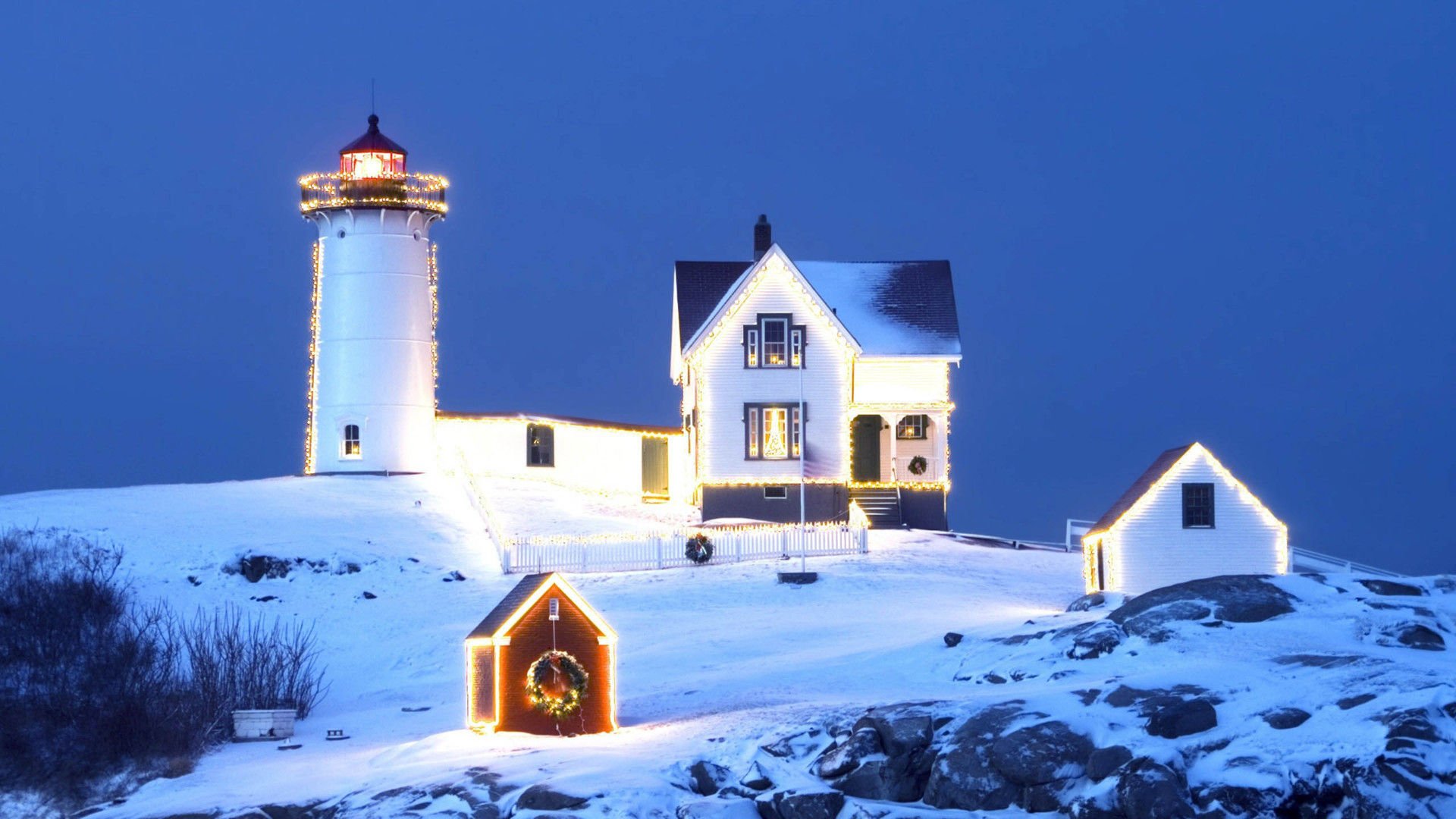 开阔,风景,阳光,大气,旅游,风光,冰天雪地,房子,儿童桌面专用