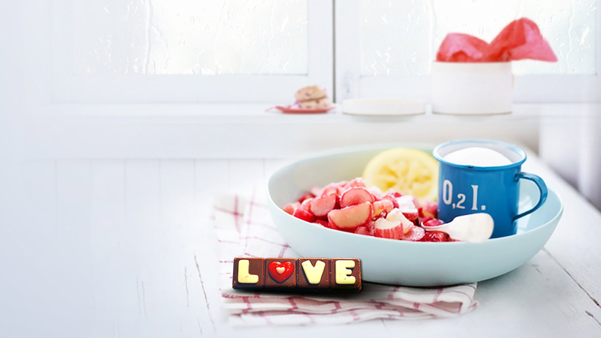 爱情美图,唯美温馨,爱心,早餐,爱你