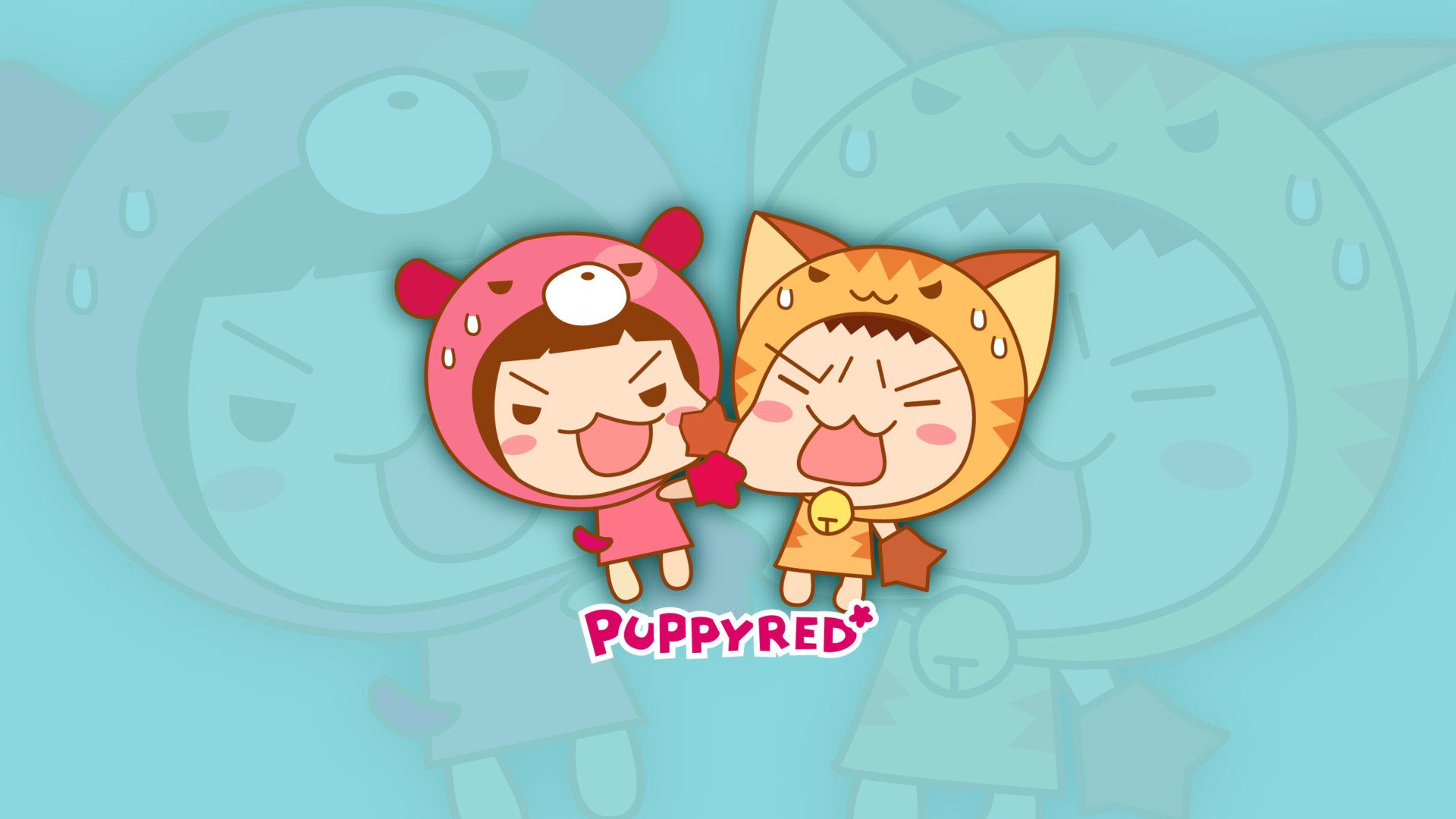 炫酷,设计,手绘,PuppyRed,1月25日,儿童桌面专用