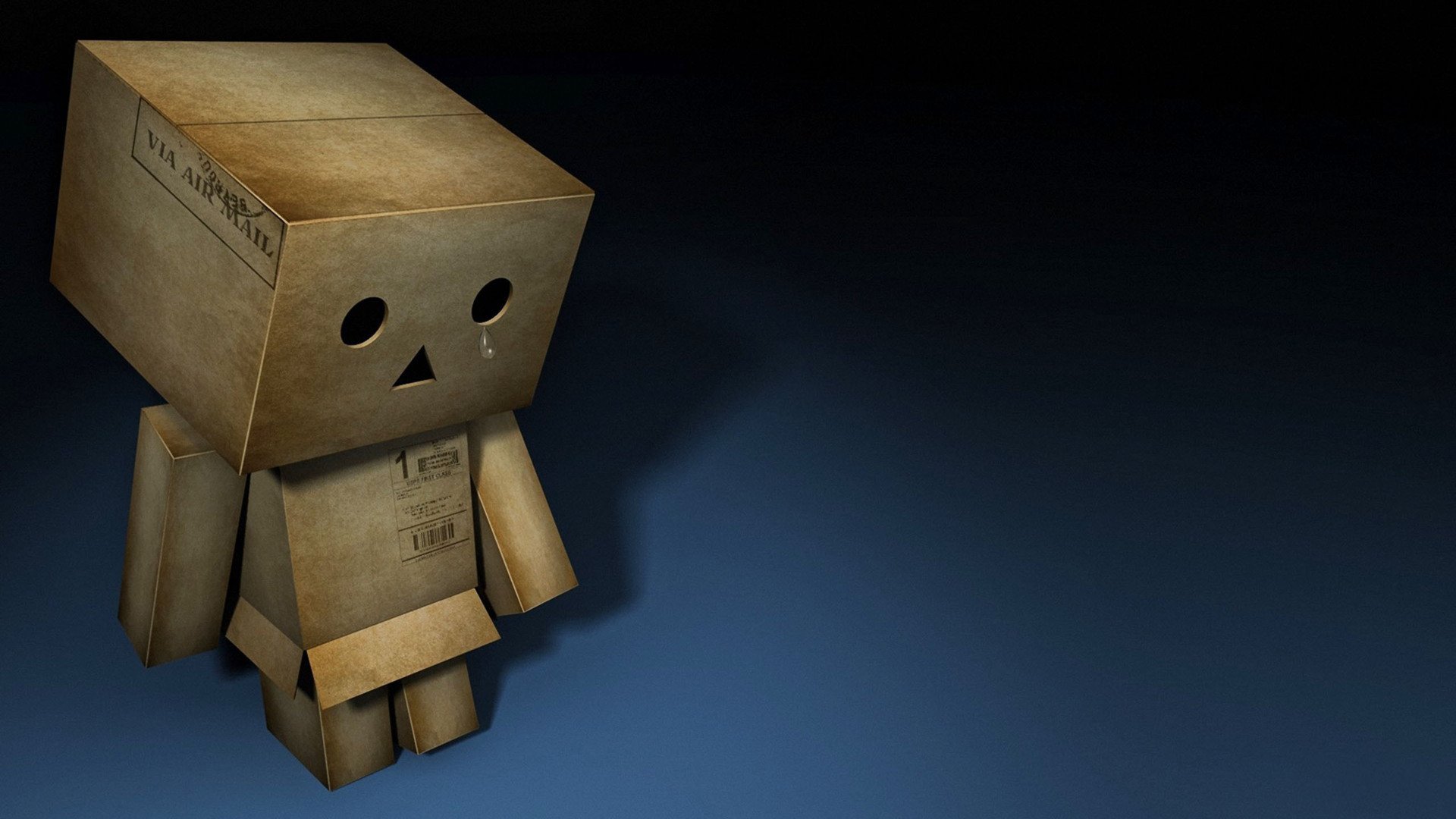 小清新,温馨一刻,纸箱人,1月29日,儿童桌面专用