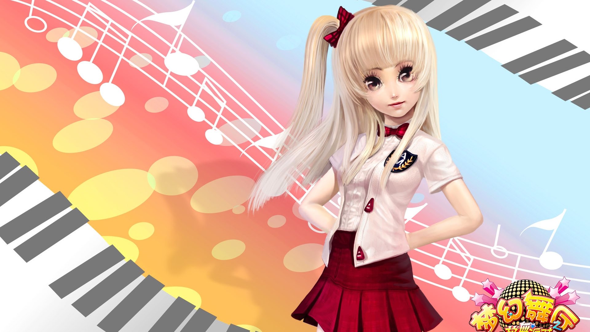 游戏,游戏角色,场景,插画,游戏美女,热舞派对