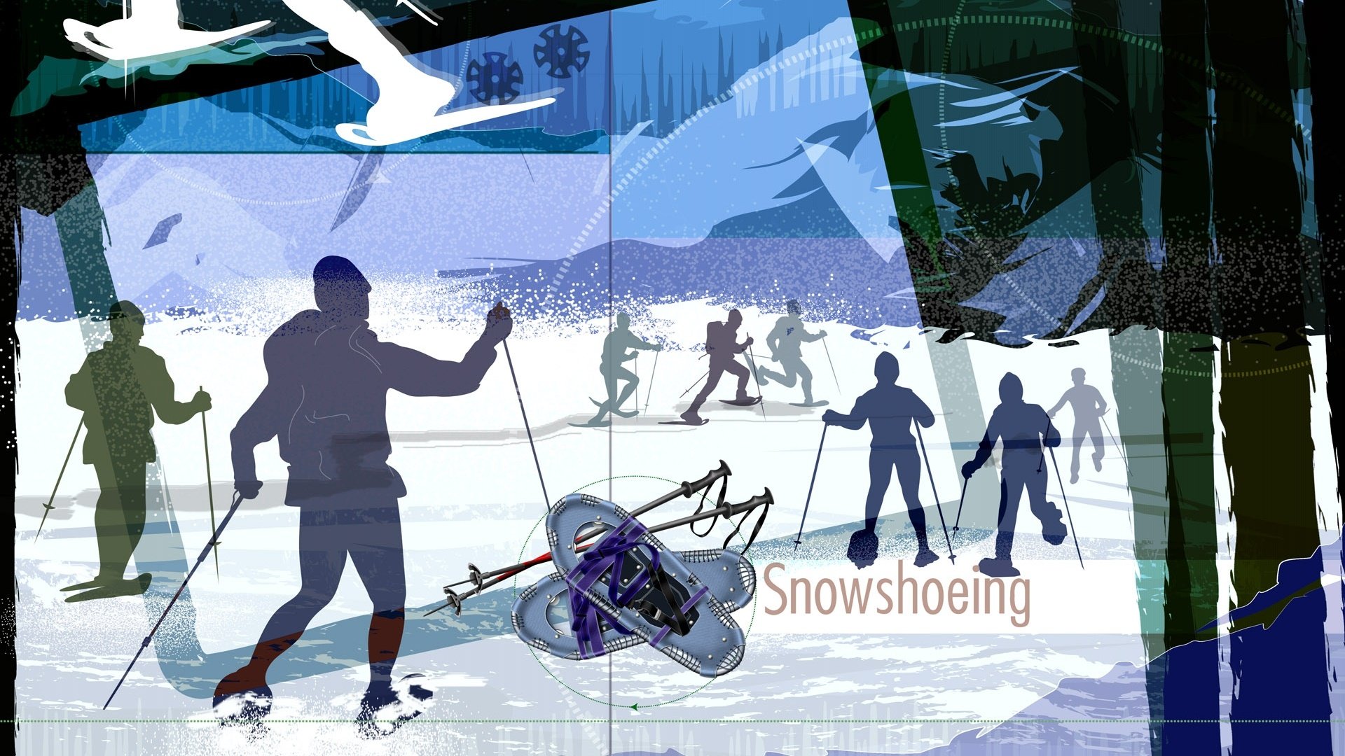 体育,奥运项目,滑雪,卡通版,手绘