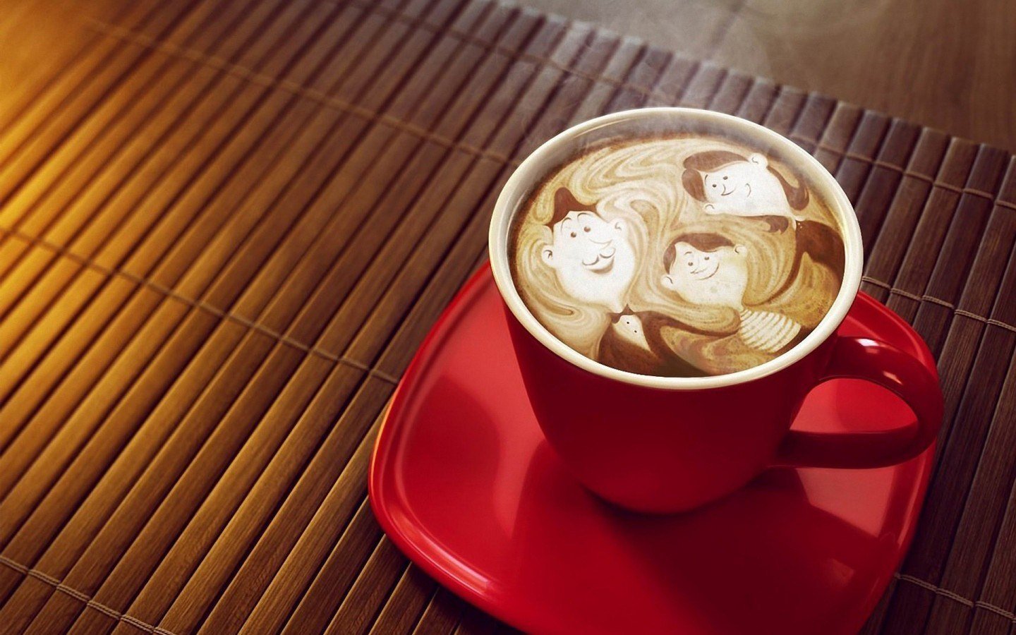 小清新,温馨一刻,咖啡,1月30日,一杯子暖暖的,儿童桌面专用