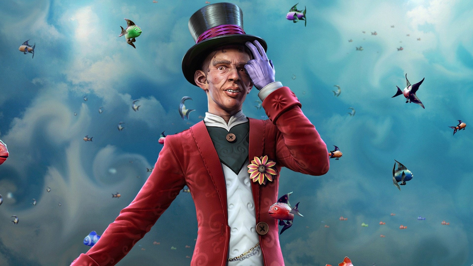 游戏,游戏角色,插画,Cg图,魔术师