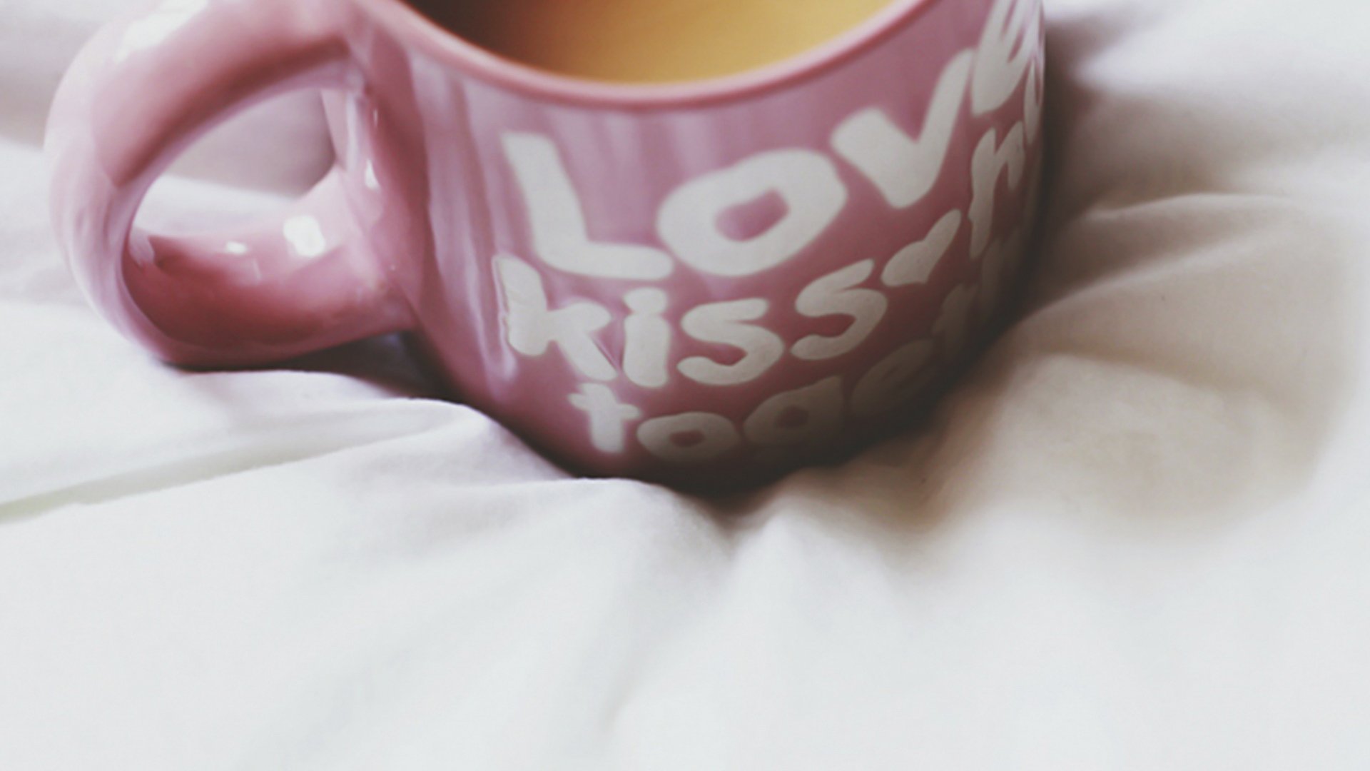 爱情美图,唯美温馨,杯子,love