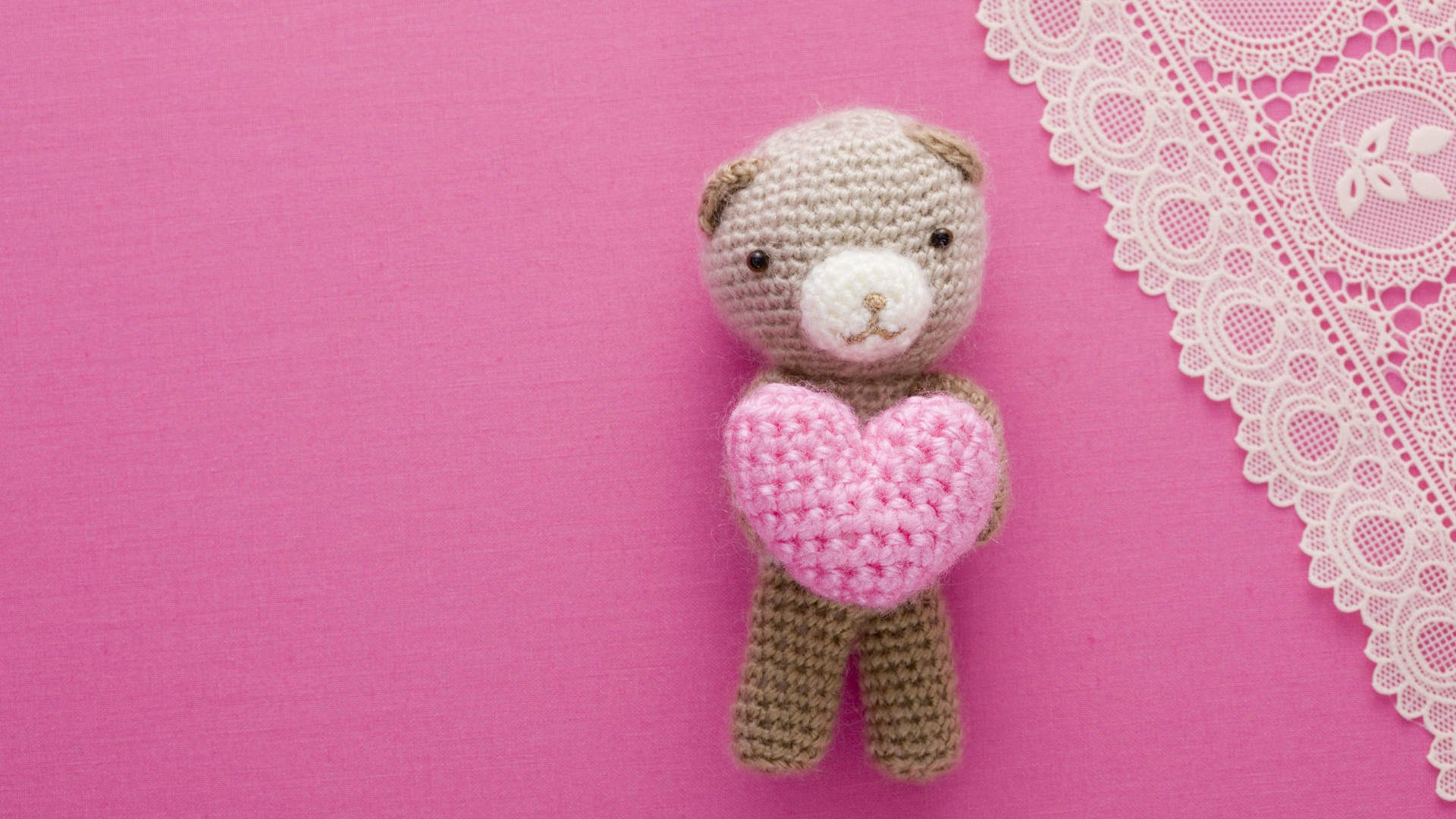 爱情美图,唯美温馨,熊,粉,可爱