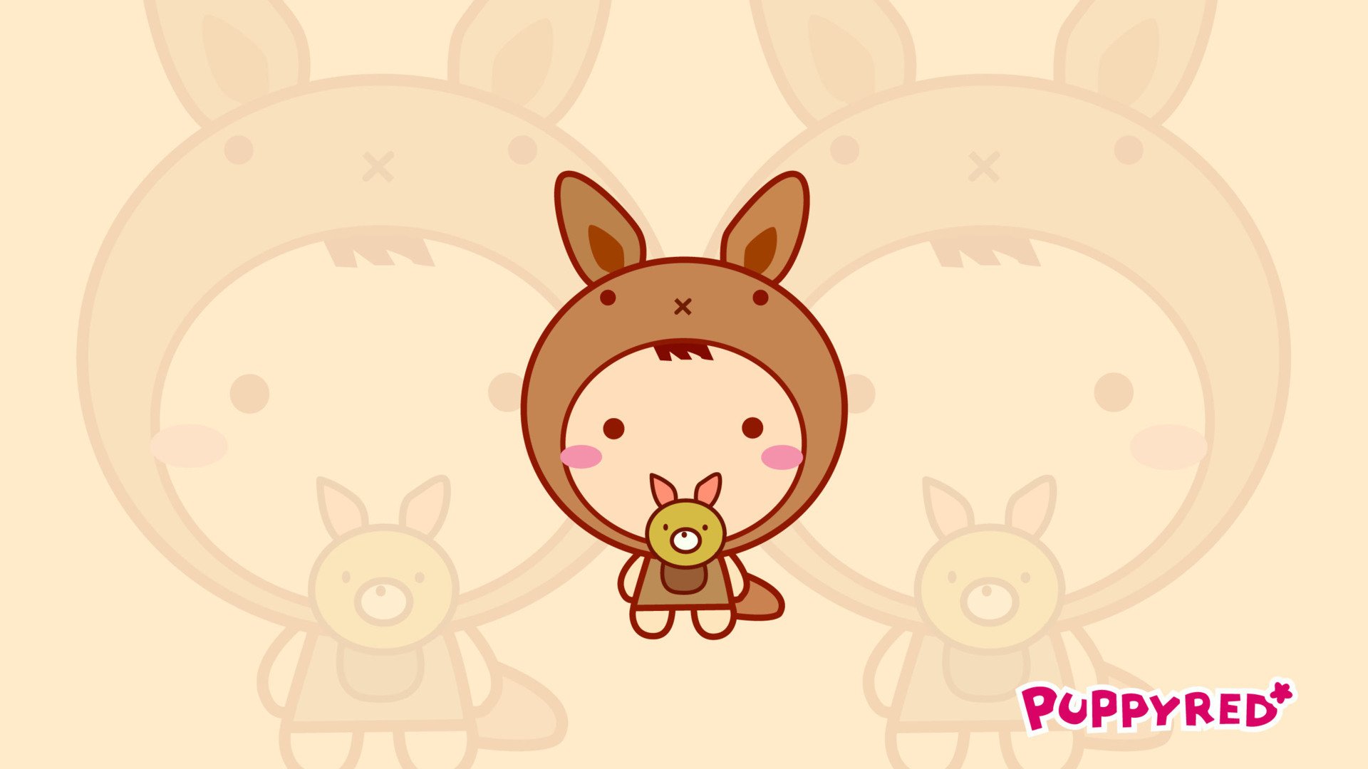 炫酷,设计,手绘,PuppyRed,1月25日,儿童桌面专用