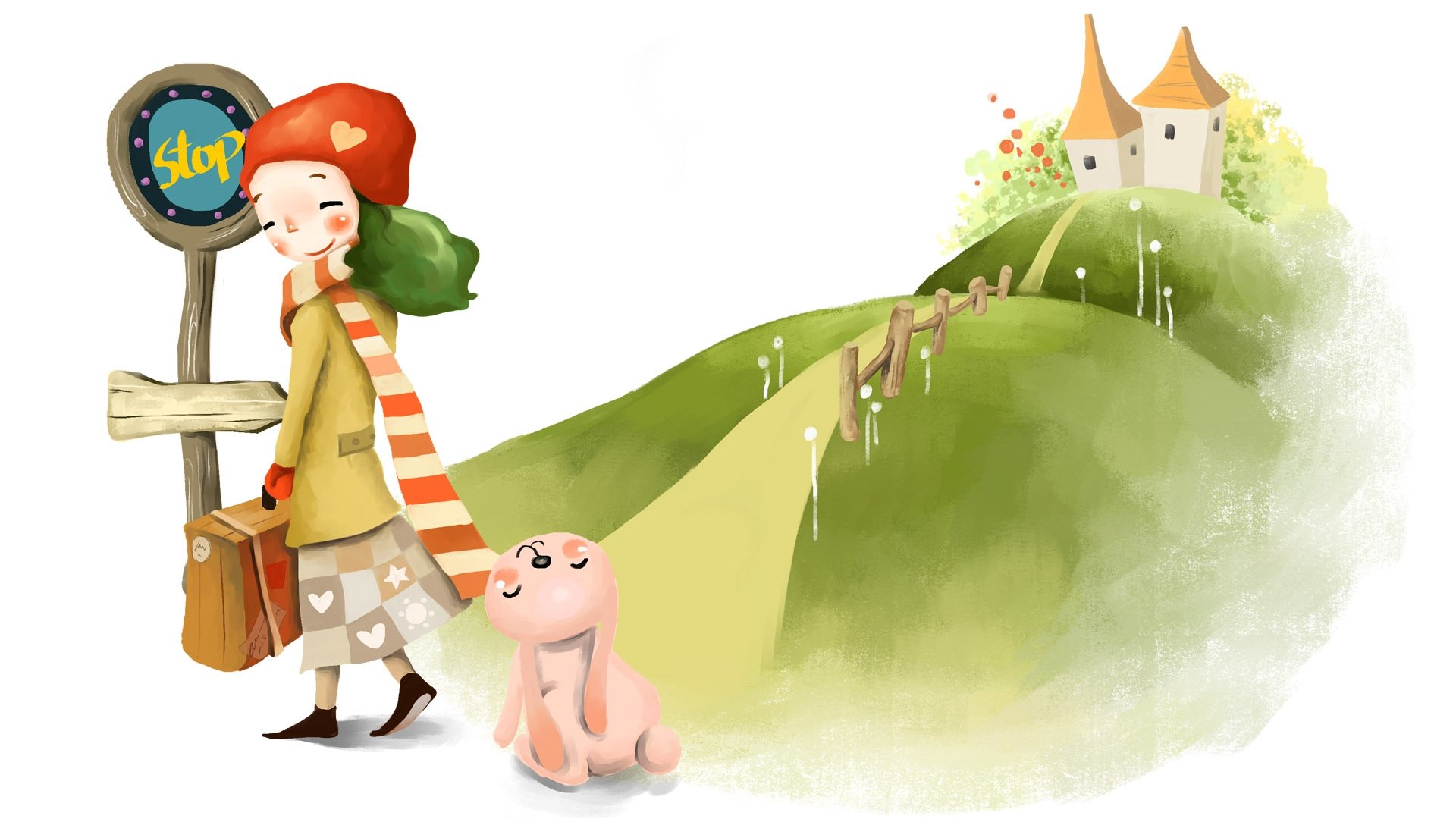 动漫,梦幻童年,童年时光,儿童桌面专用