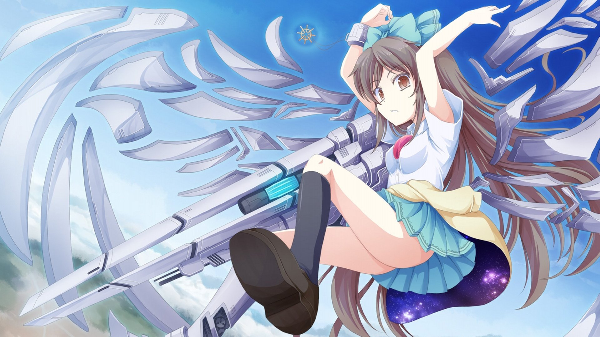 动漫,动漫少女,学生妹,战士,萝莉控