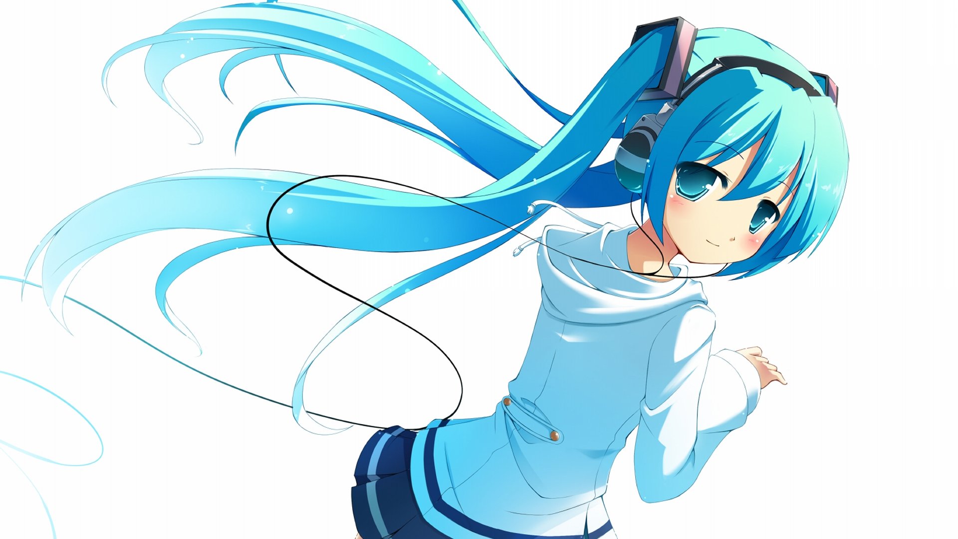 动漫,动漫少女,可爱,插画,初音,儿童桌面专用