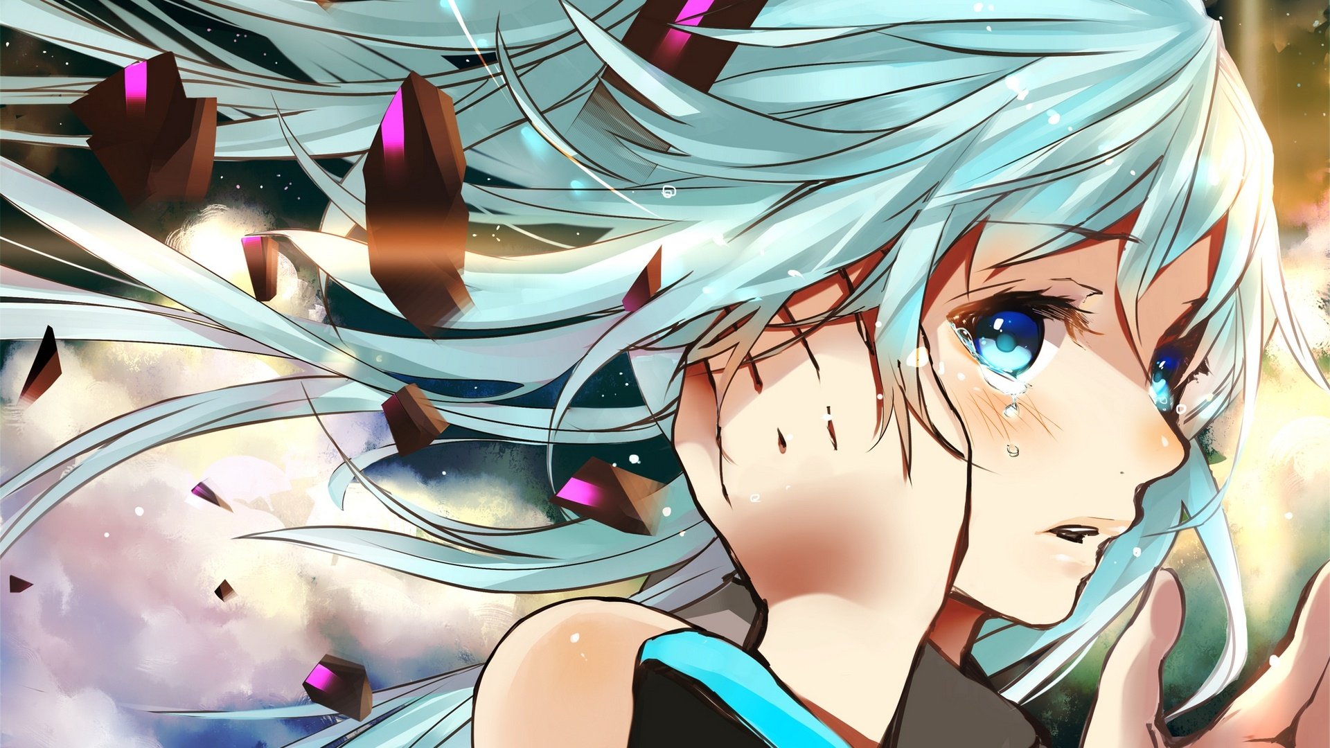 动漫,动漫少女,初音未来,儿童桌面专用