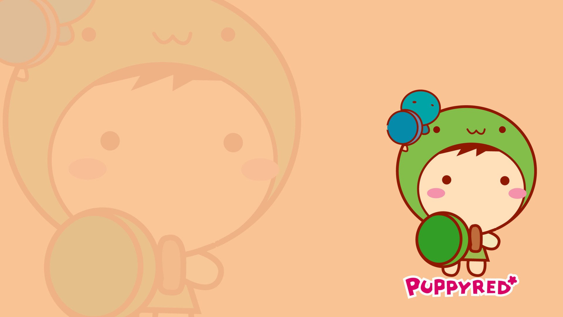 炫酷,设计,手绘,PuppyRed,1月28日,儿童桌面专用