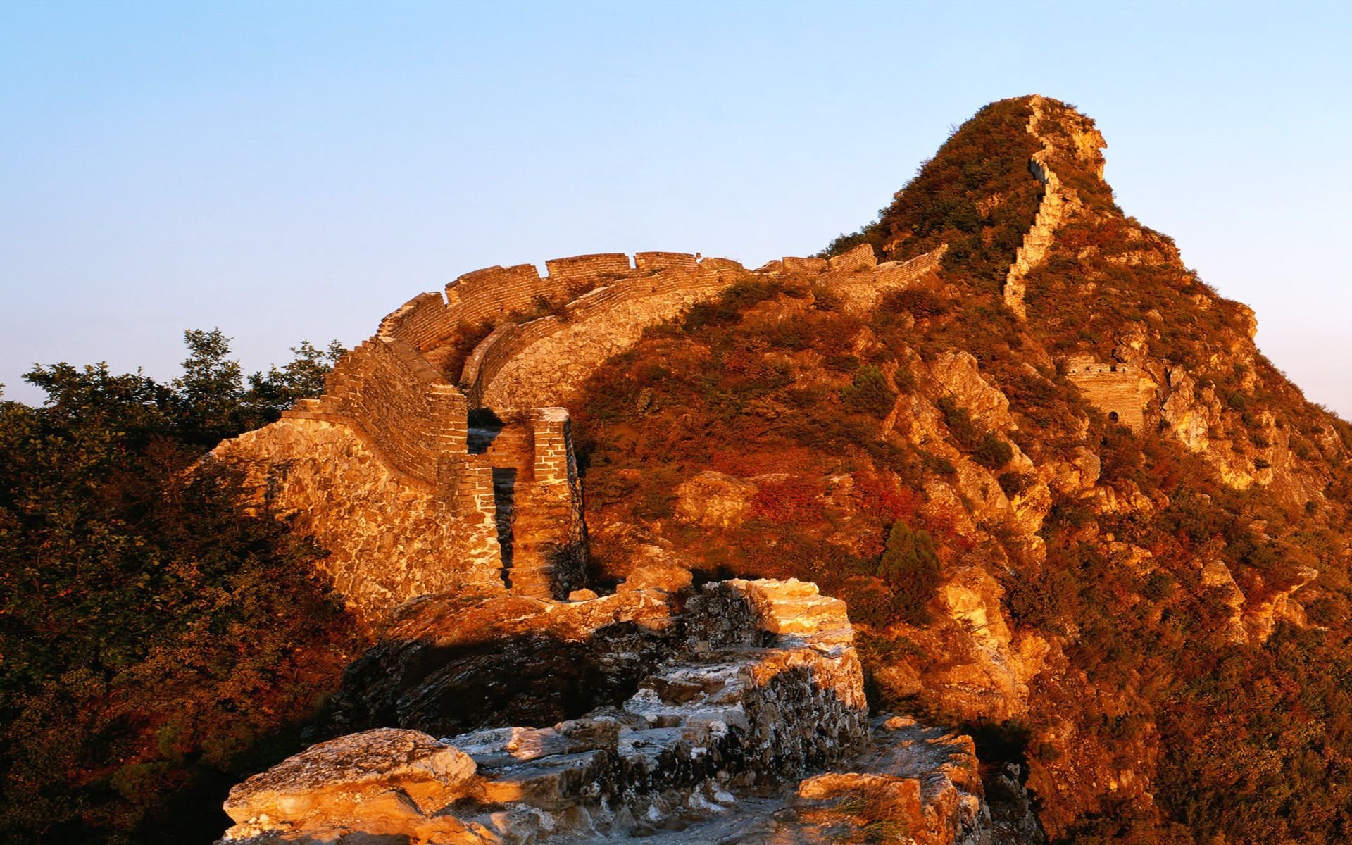 开阔,风景,大气,旅游,风光,旅游胜地,长城,万里长城,儿童桌面专用