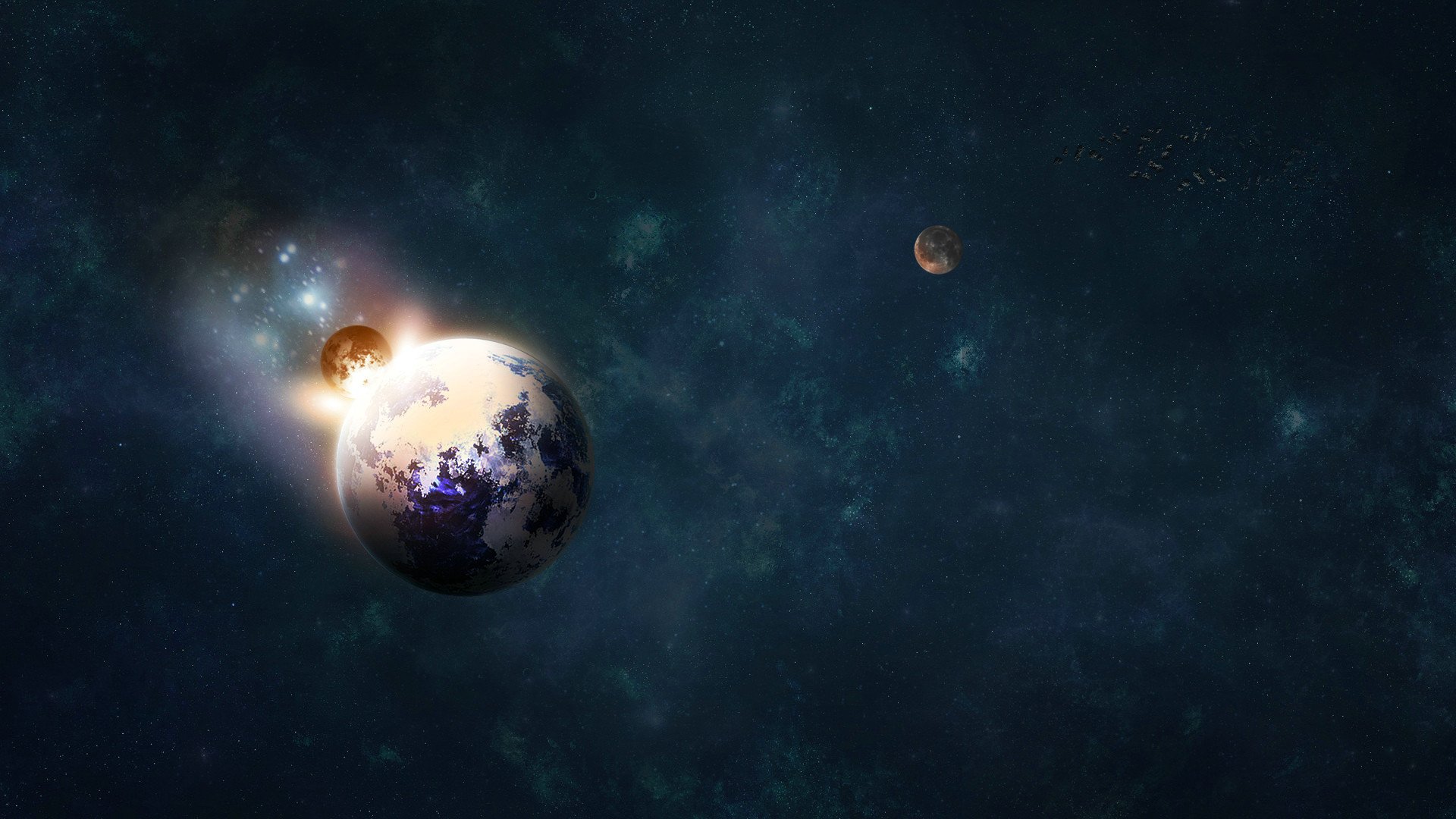 炫酷,星空,宇宙,1月18日,儿童桌面专用