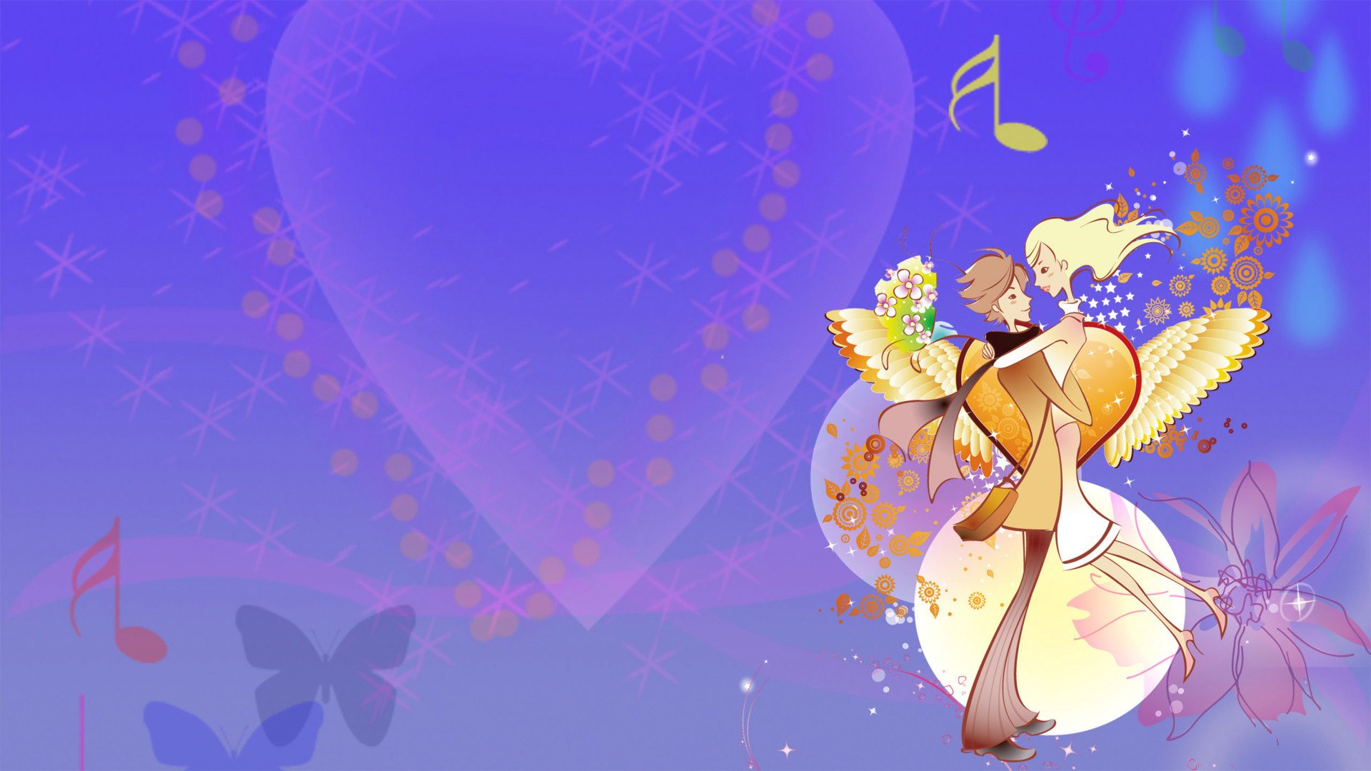 爱情美图,浪漫手绘,情人,温馨,甜蜜