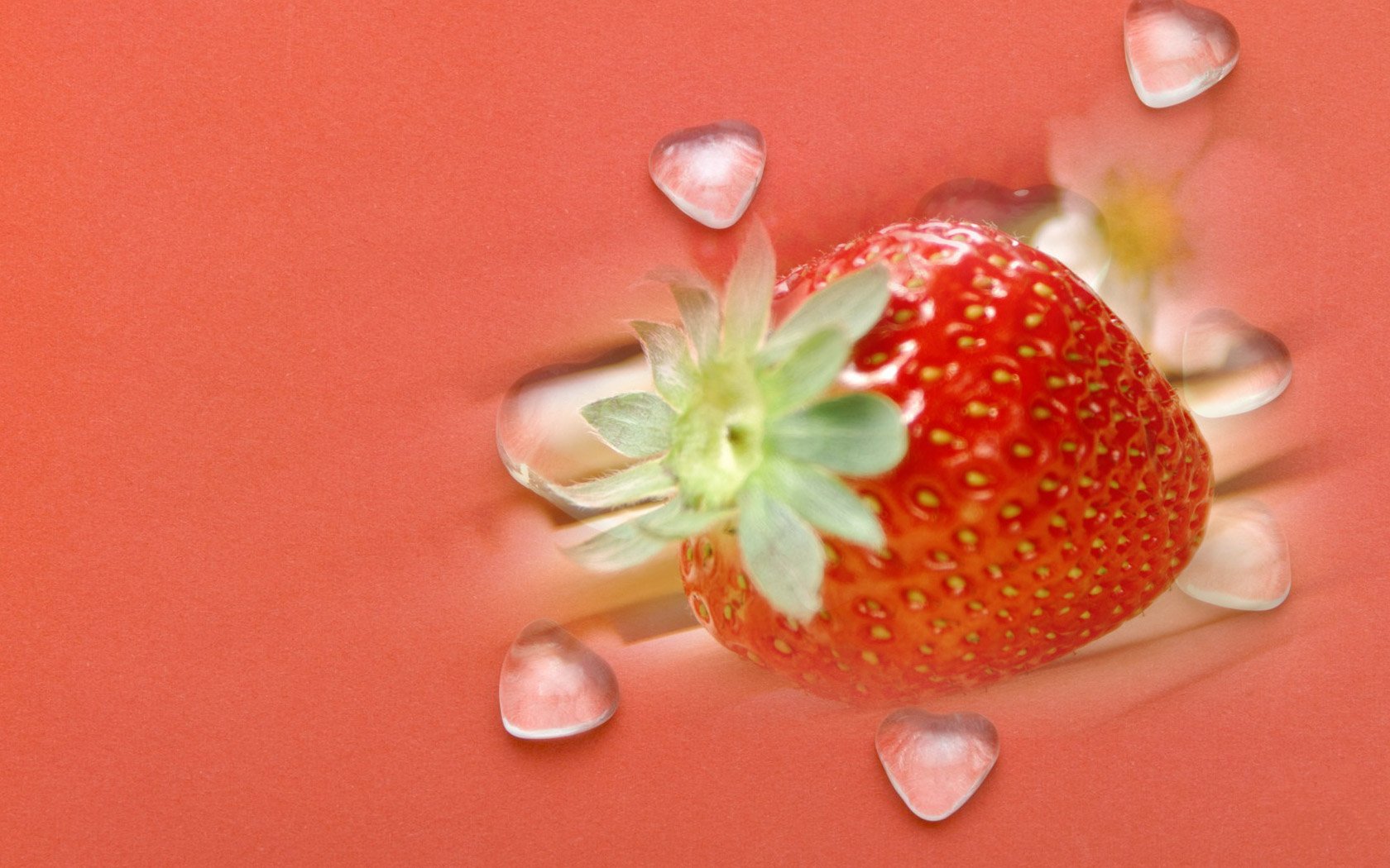 爱情美图,唯美温馨,草莓