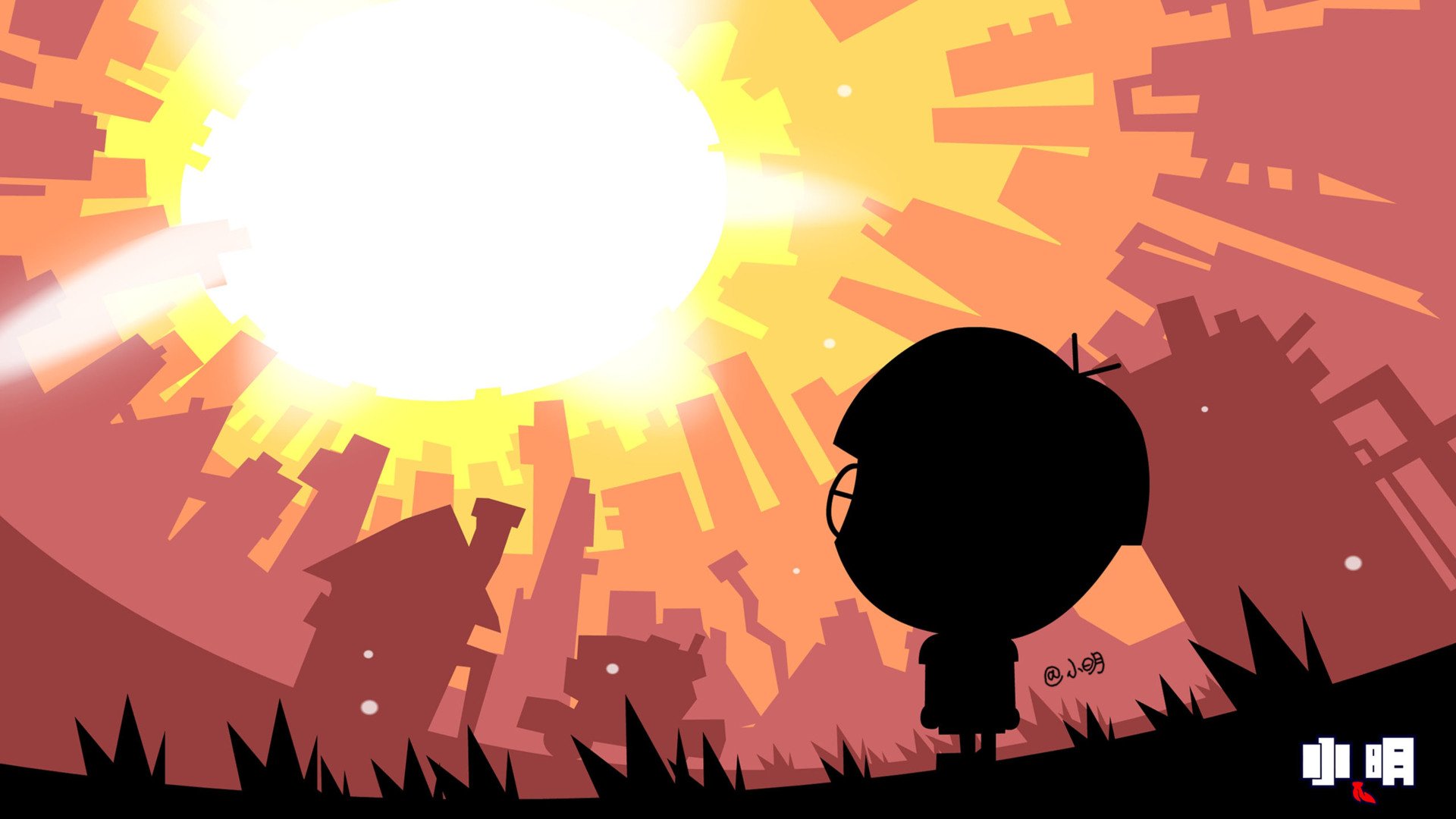 动漫,小明壁纸,手绘,小明,1月16日,儿童桌面专用