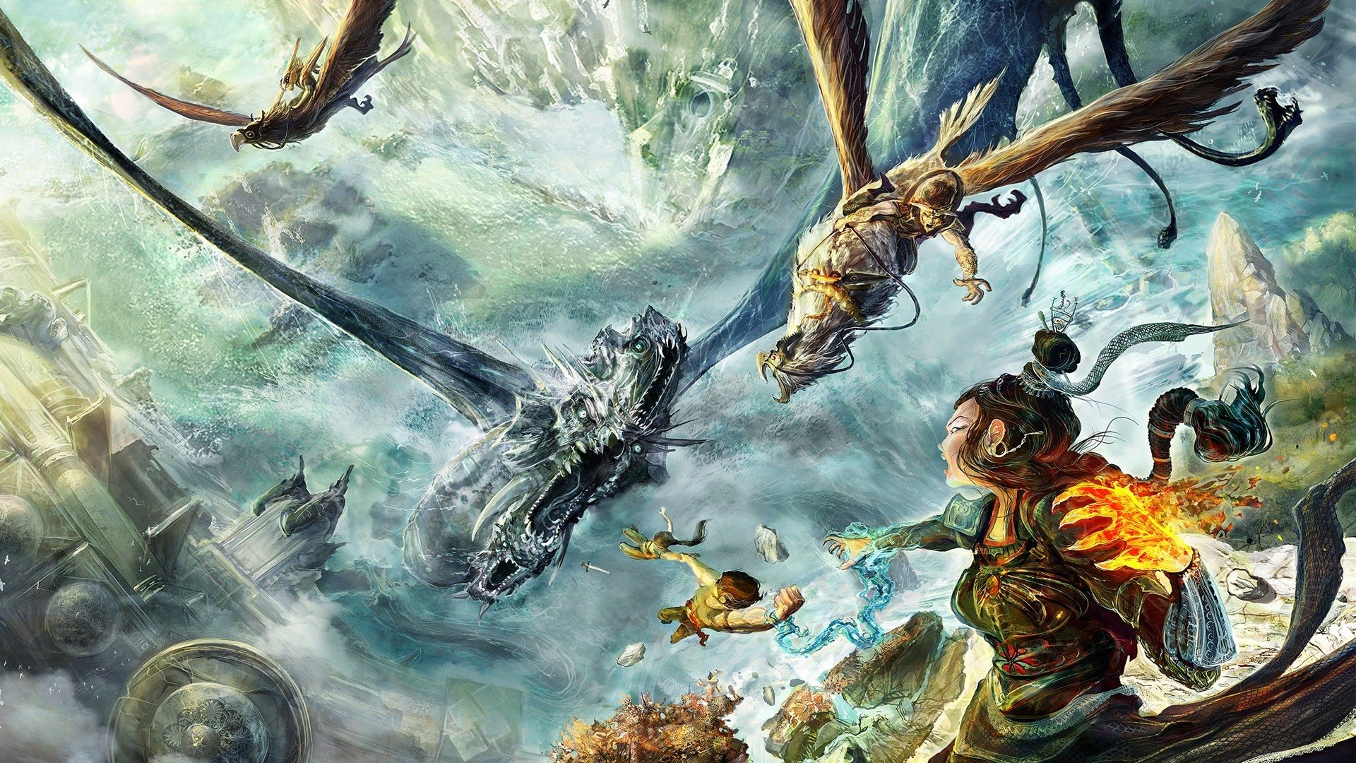 游戏,游戏角色,游戏场景,插画,手绘