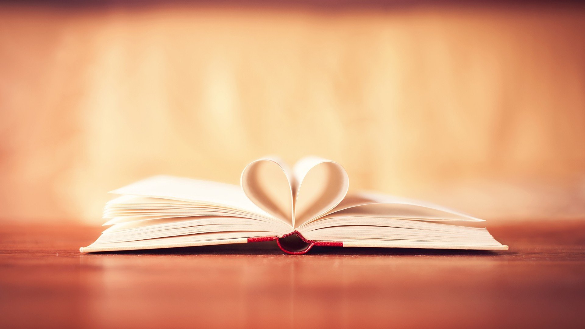 爱情美图,唯美温馨,爱心,书本