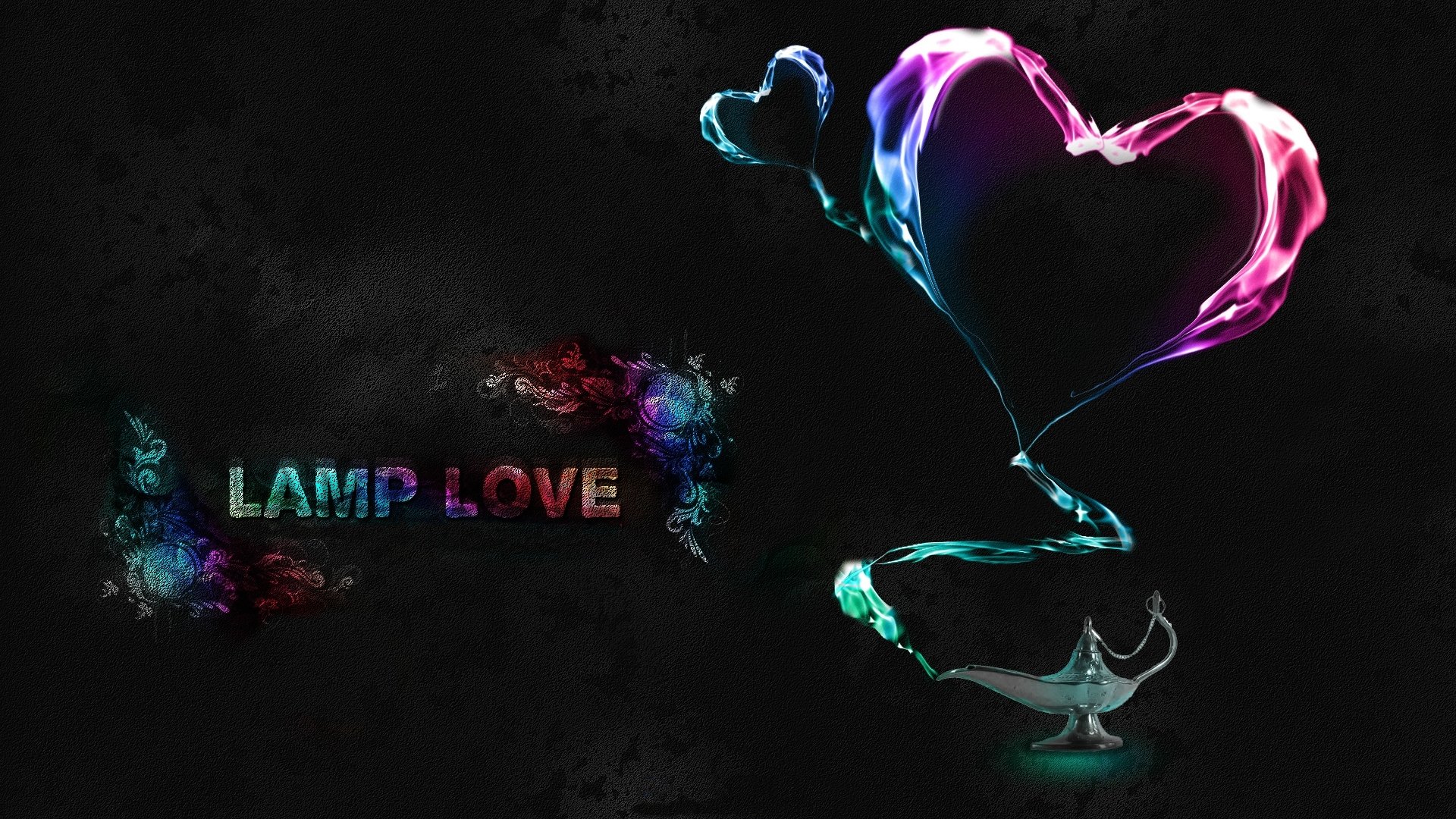 爱情美图,心动创意,神灯,爱你