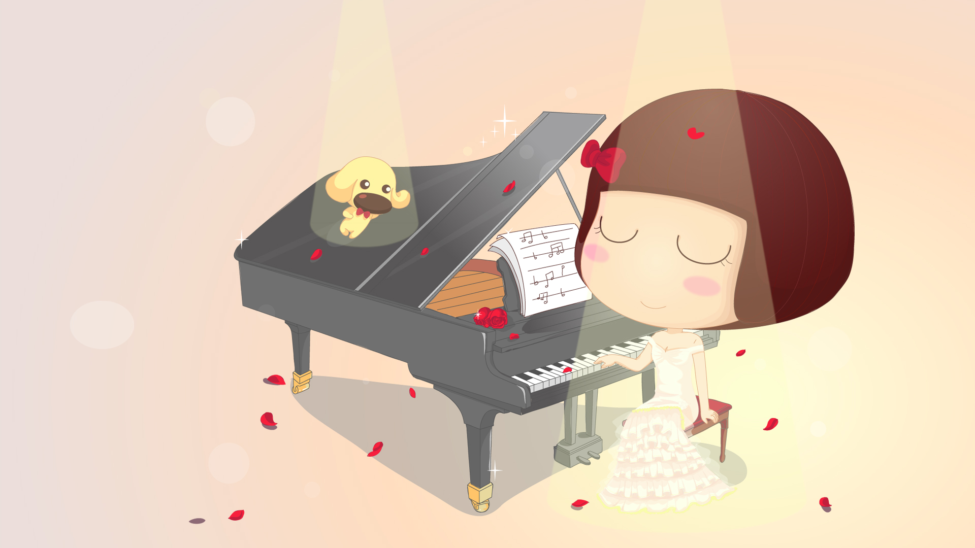 动漫,麦拉风,我的婚纱系列,儿童桌面专用