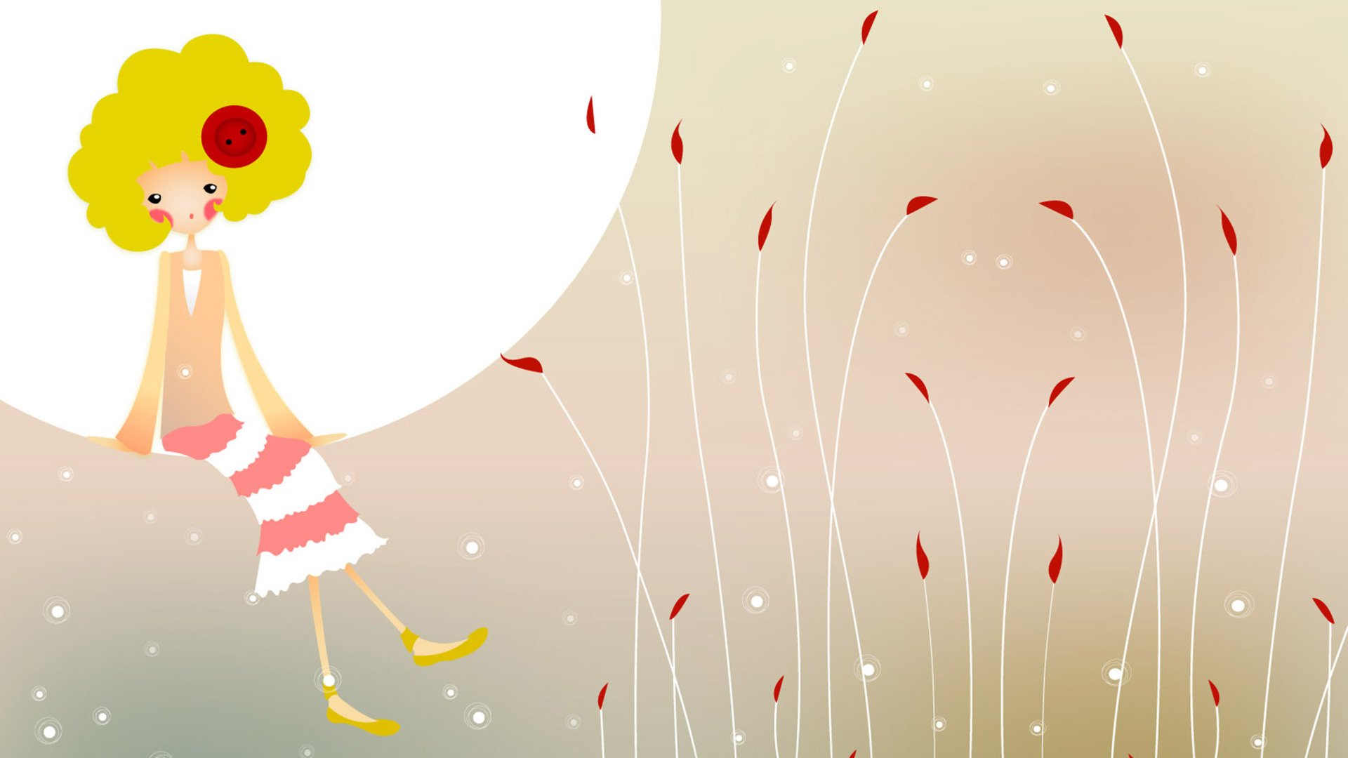 小清新,温馨一刻,手绘,1月17日,儿童桌面专用