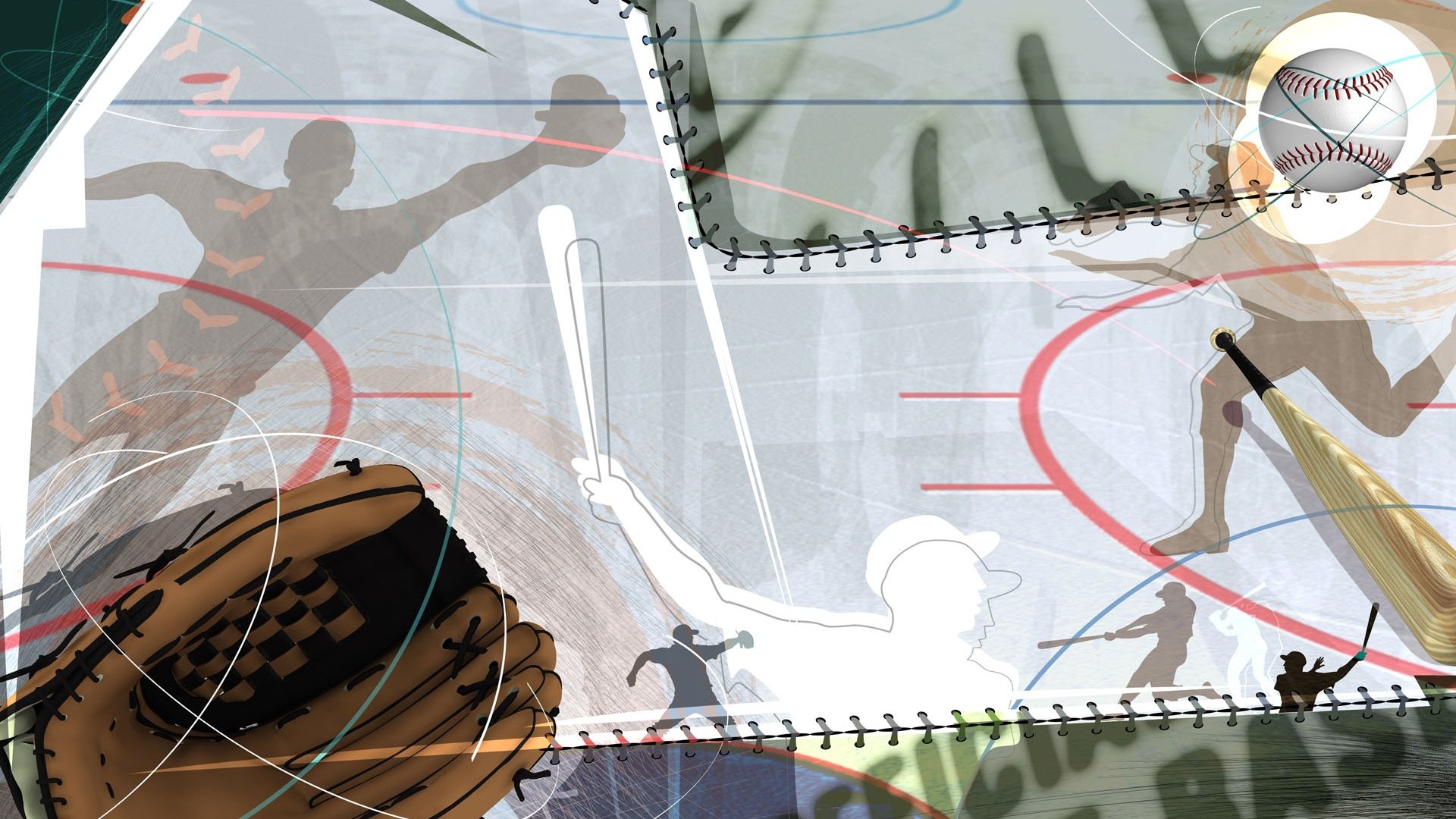 体育,奥运项目,棒球,卡通版,手绘