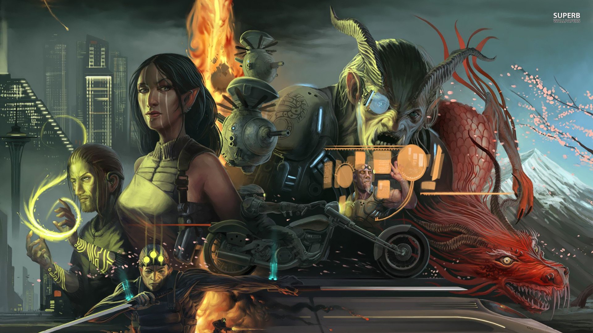 游戏,游戏场景,游戏角色,插画